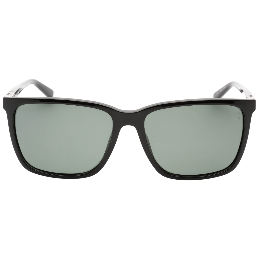 Timberland Mens TB9280-H 01R Shiny Black Sunglasses Metal - One Size