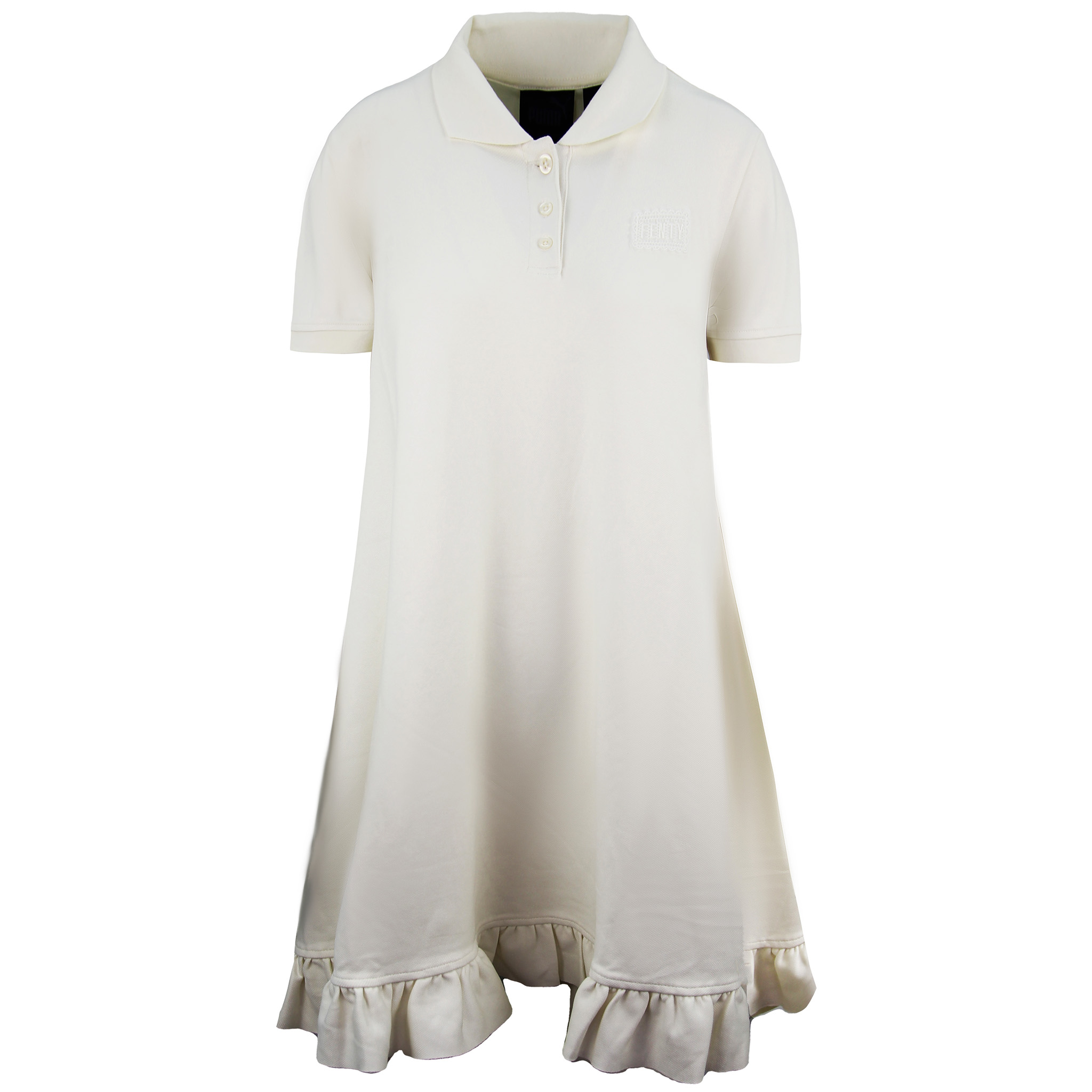Thumbnail - Puma x Rihanna Fenty Polo Swing Mini Kleid Kurzarm Vanille Womens 574733 01