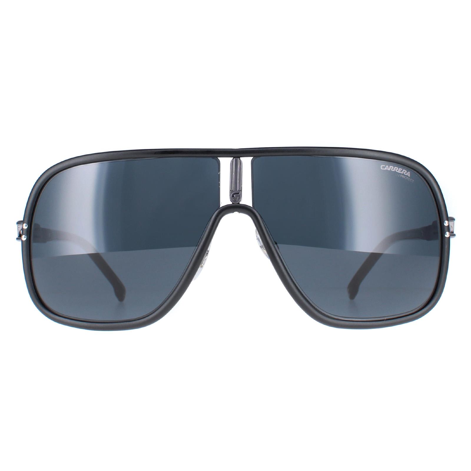 Carrera Aviator Unisex Matte Black Grey Flaglab 11 Metal - One Size