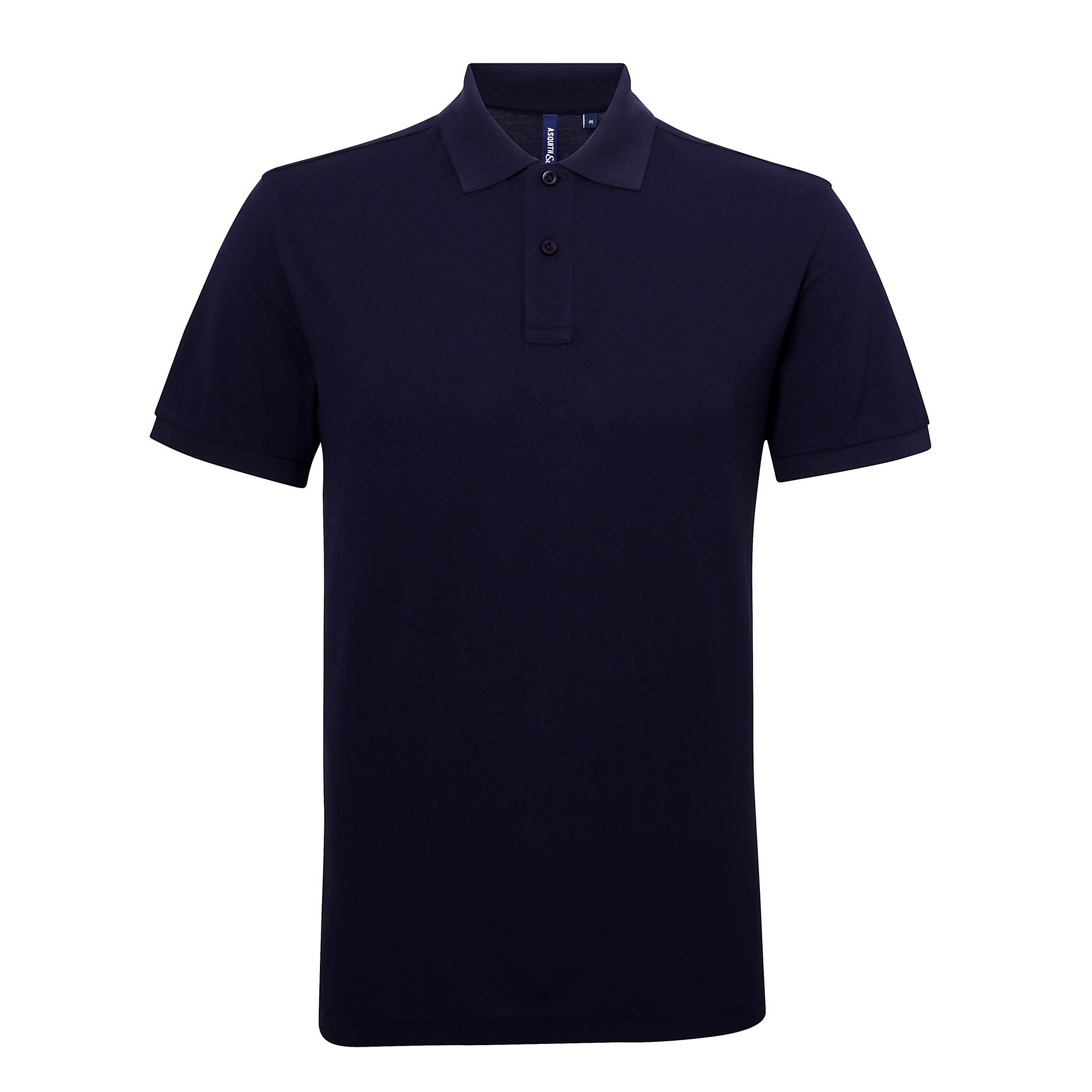 Thumbnail - Asquith & Fox Herren-Kurzarm-Poloshirt aus einer Leistungsmischung (Navy)