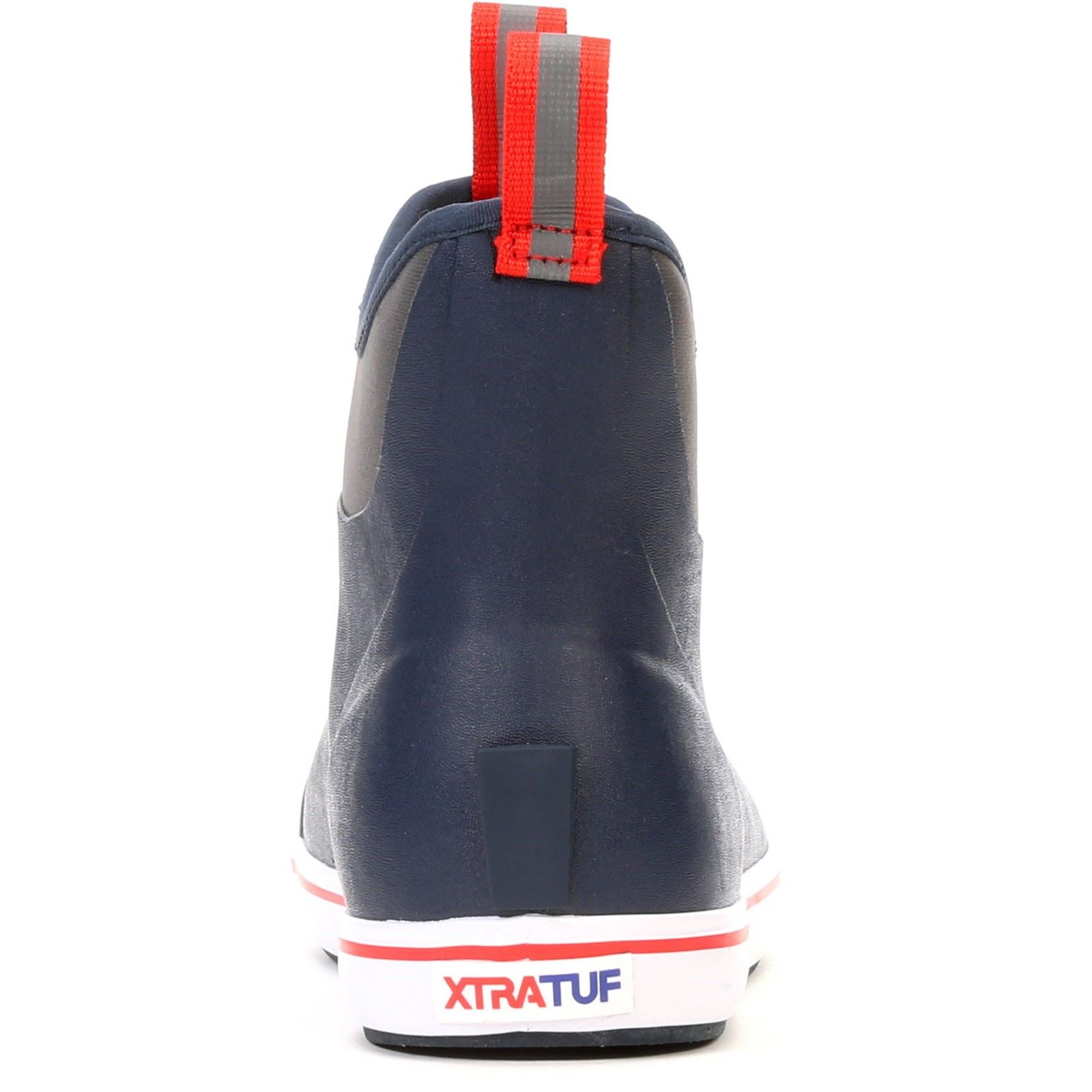 XTRATUF Ankle Deck Gummi Marin/Röd Wellington Kängor dam – bild 2
