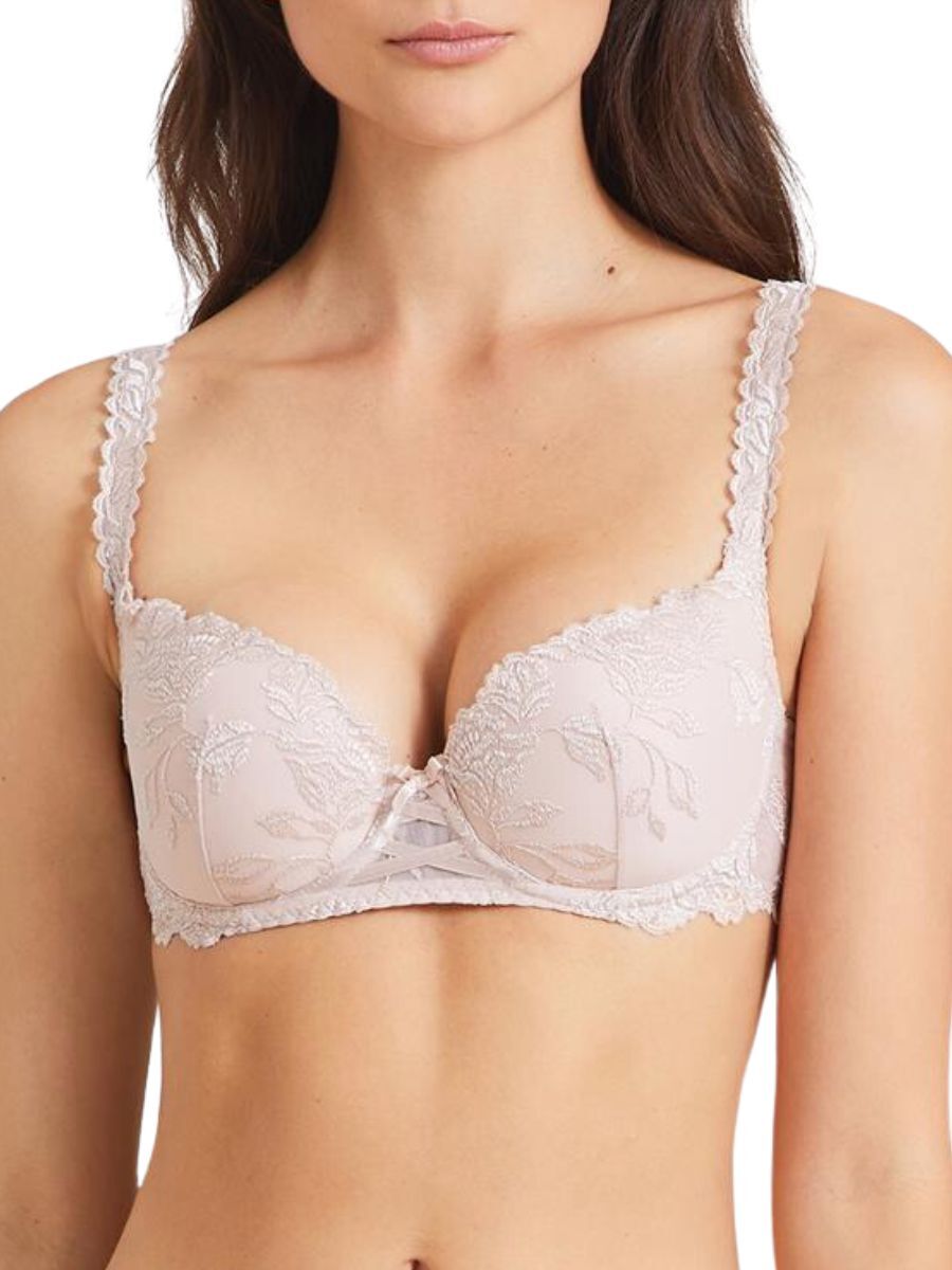 Aubade Womens Softessence Moulded Half Cup Bra - Beige Polyamide - Size 34E