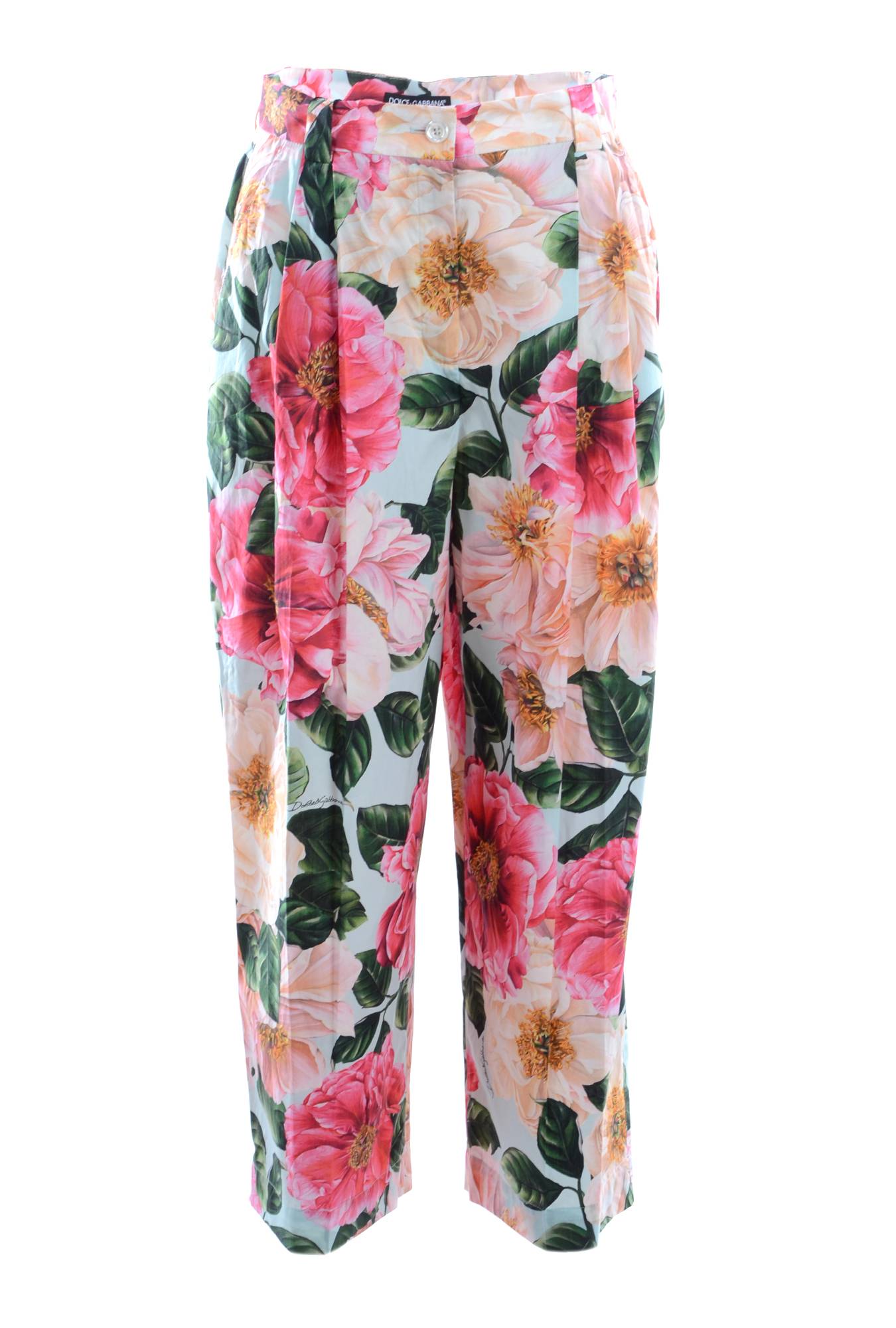 Thumbnail - Dolce & Gabbana Women Flowers Trouser