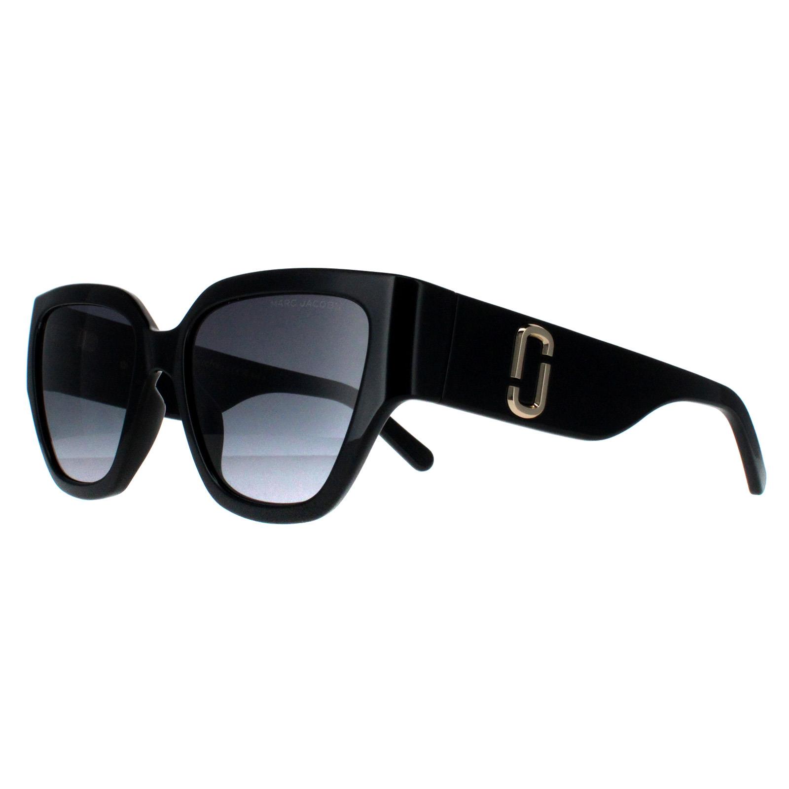 Thumbnail - Marc Jacobs Cat Eye Womens Schwarz Dunkelgrau Gradient MARC 724/S