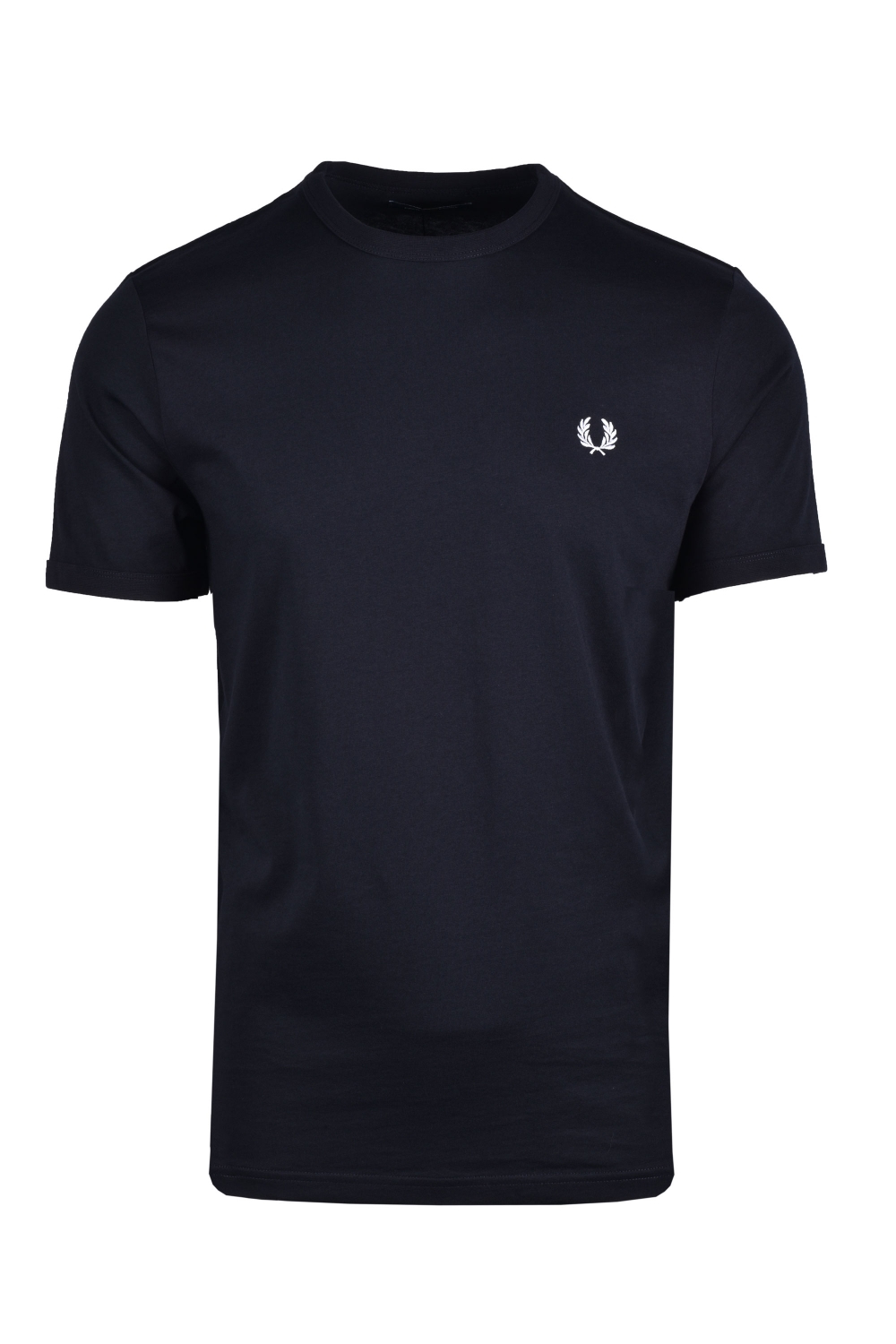 T-shirt col rond Fred Perry Pour Homme en Bleu Marine