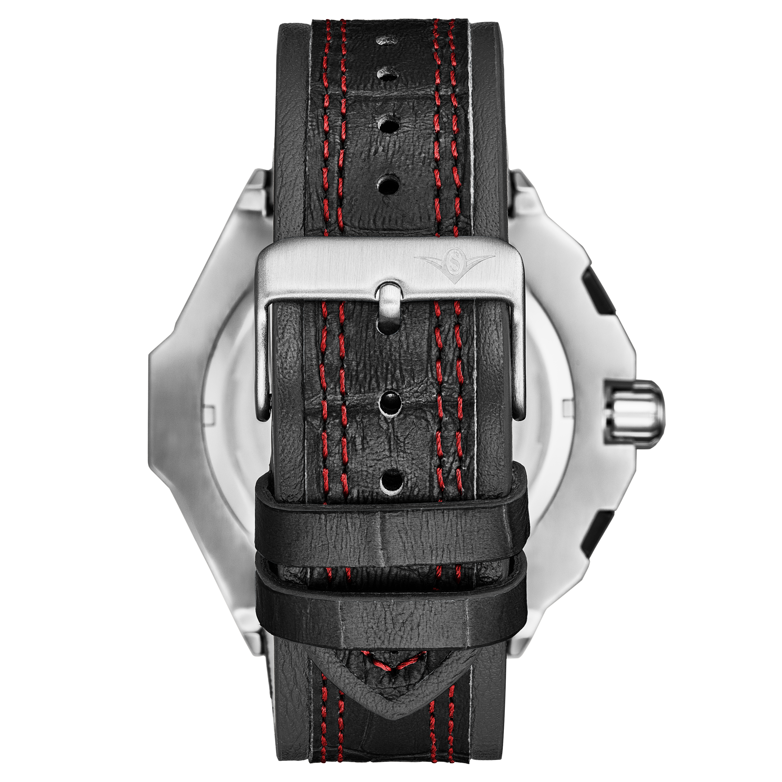 Stührling APO Chrono X 1018 44 mm klocka herr – bild 2