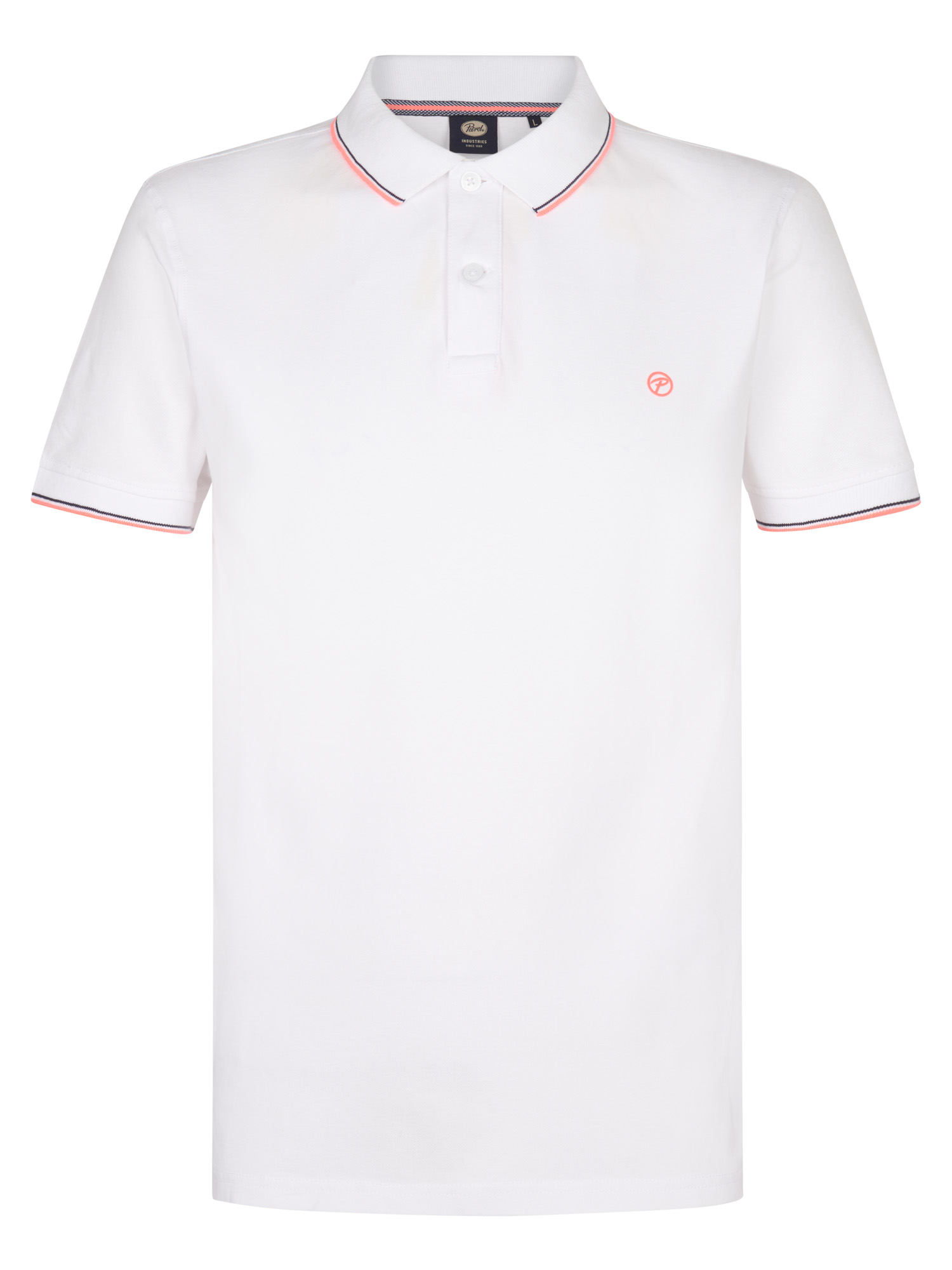 Petrol Industries - Heren Klassieke Polo Wave - Wit