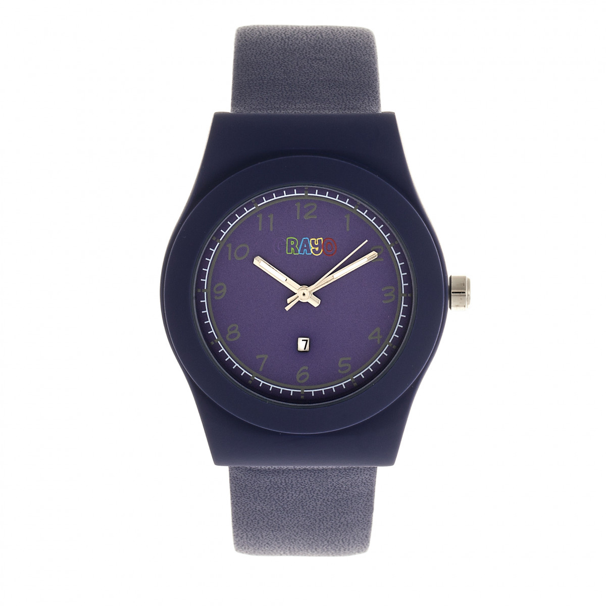 Thumbnail - Montre à bracelet en cuir Crayo Dazzle avec date