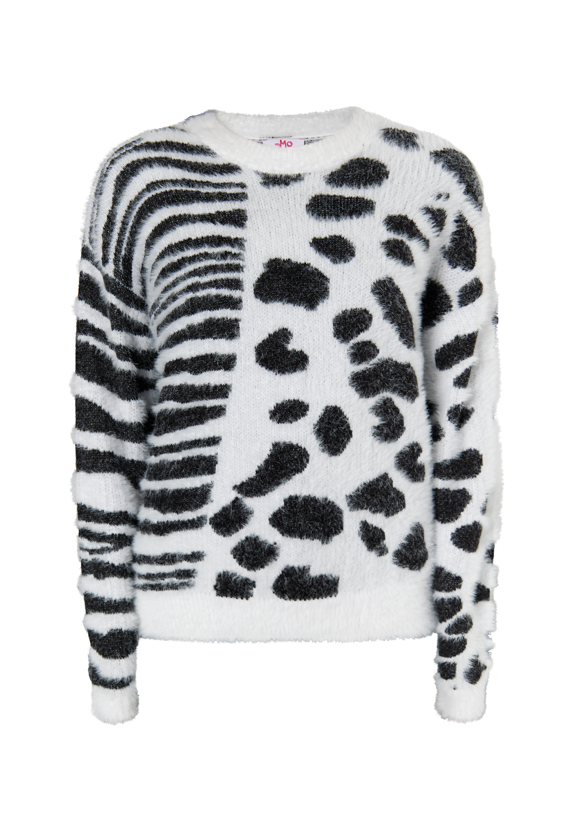 Thumbnail - Mymo Strickpullover Damen weiss