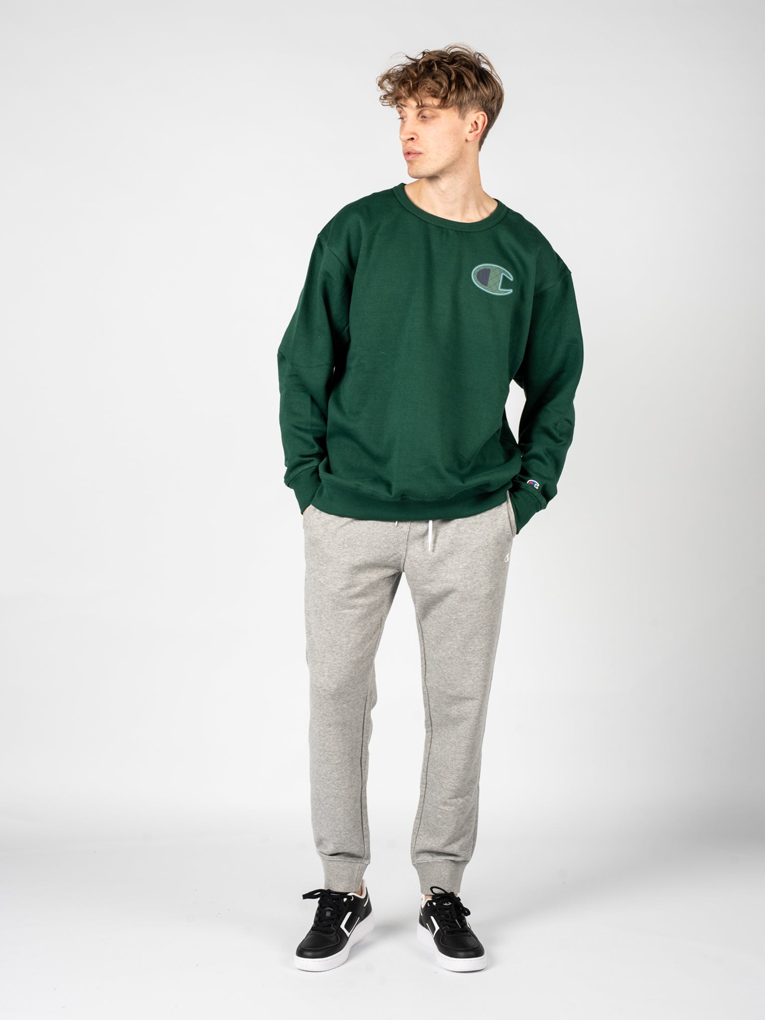 Sweatshirt C-Neck Herr