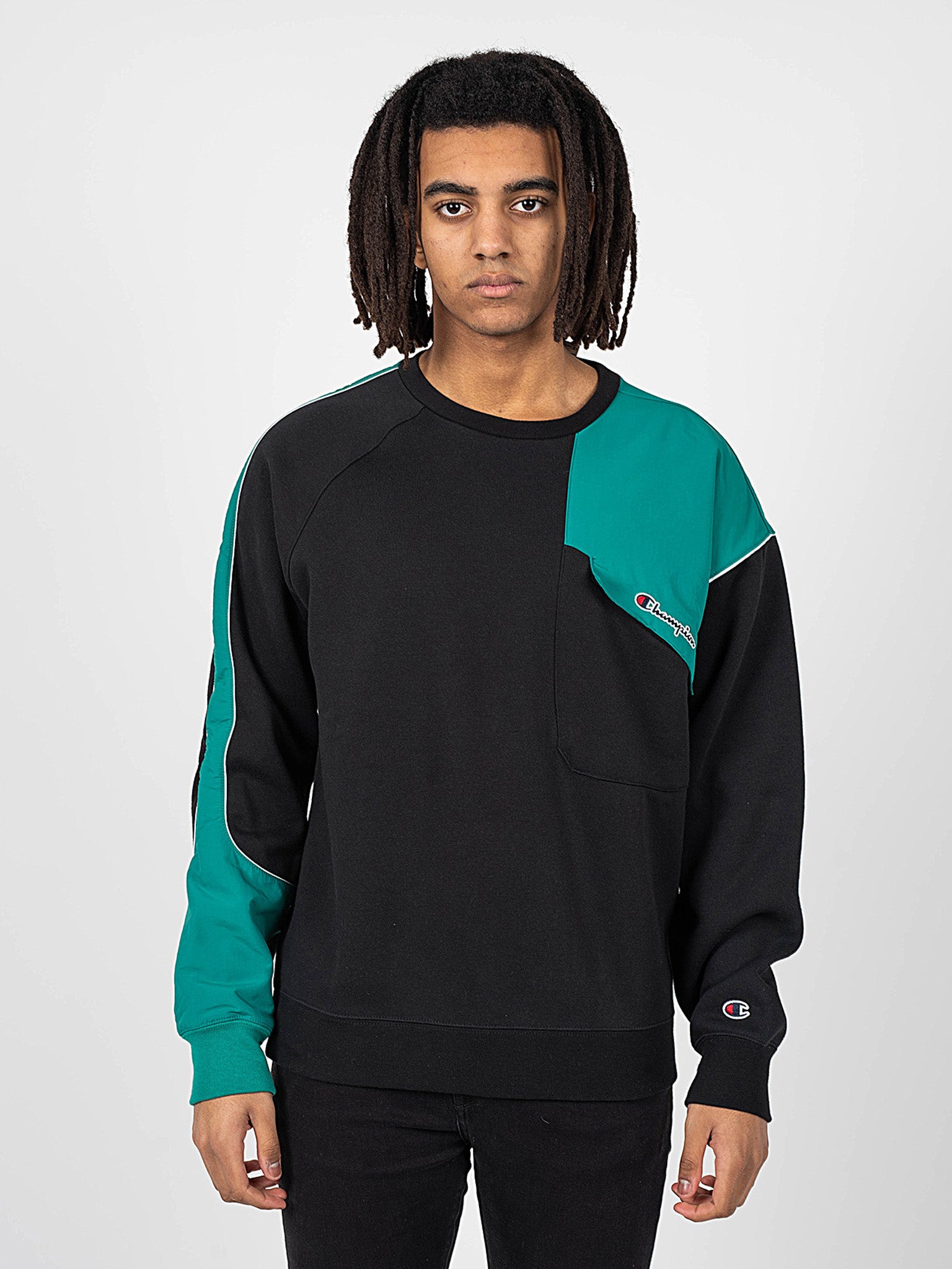 CHAMPION Sweatshirt Svart för män herr – bild 2