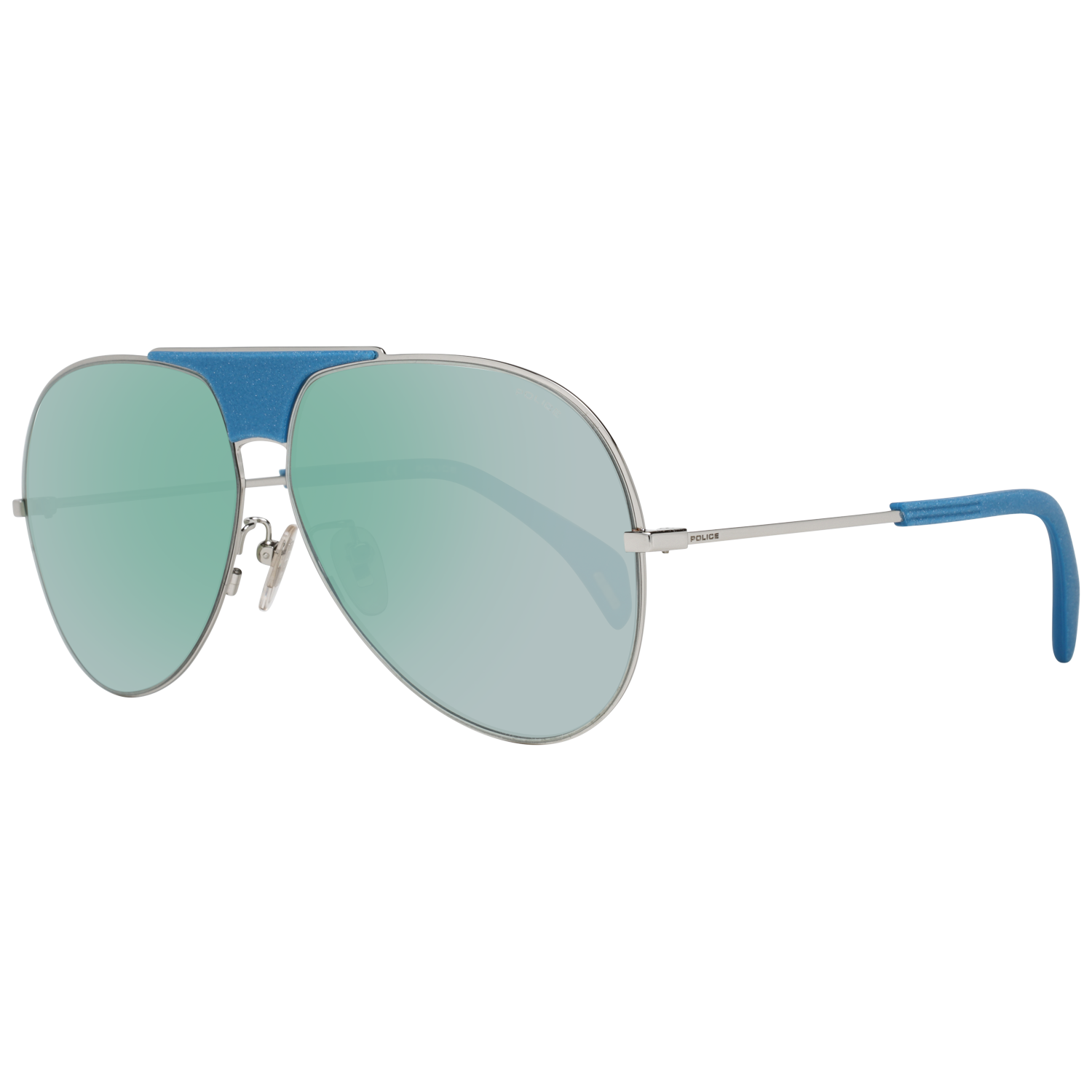 Lunettes de soleil bleu de police pour la femme des femmes