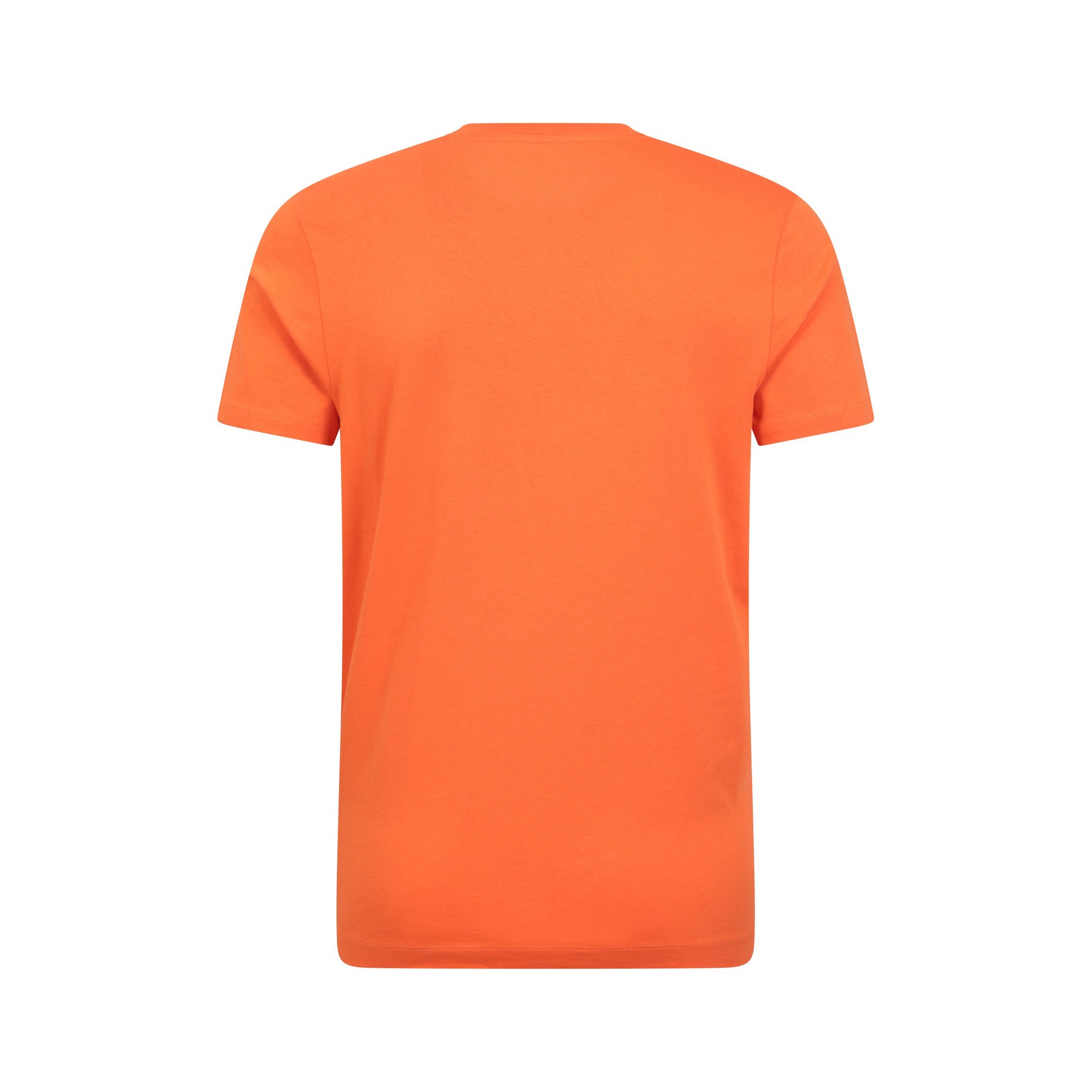 Mountain Warehou Mens Adventure Begins T-shirt i ekologisk bomull (Orange) herr – bild 2
