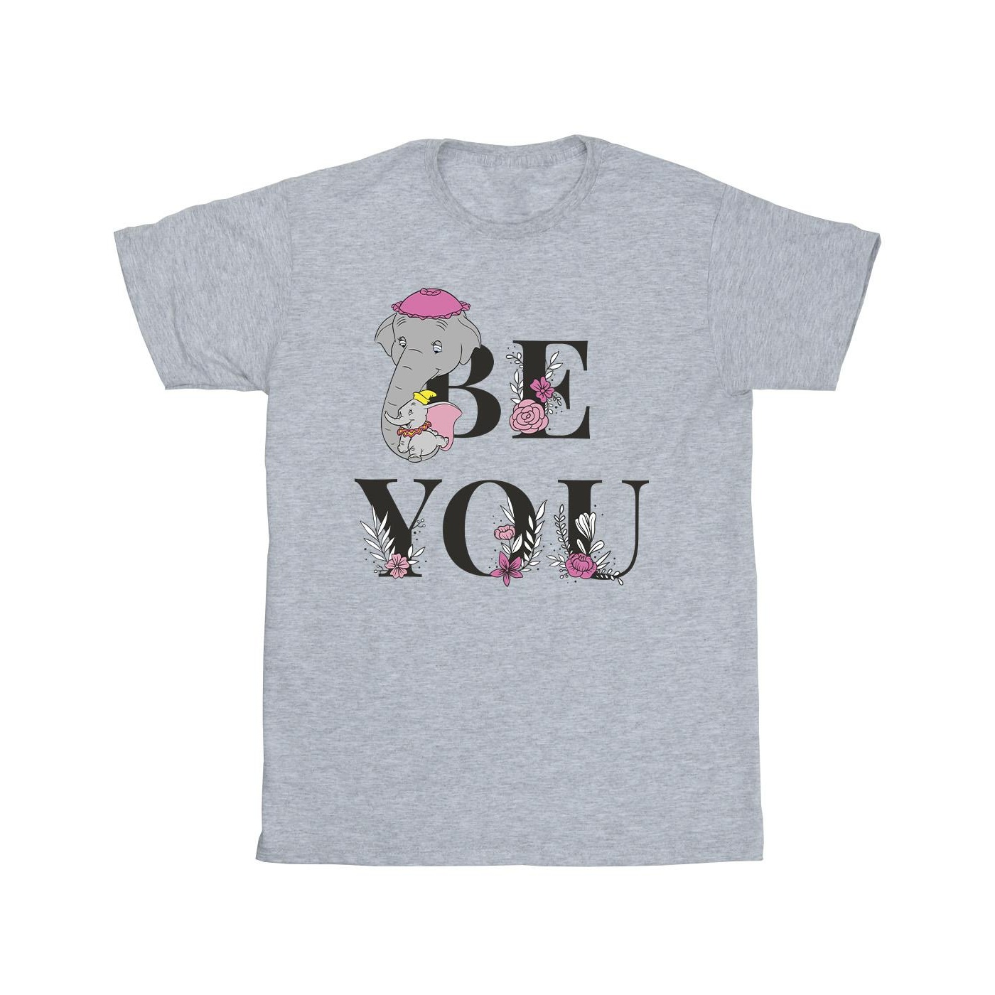 Thumbnail - Disney - "Dumbo Be You" T-Shirt für Mädchen (Grau)