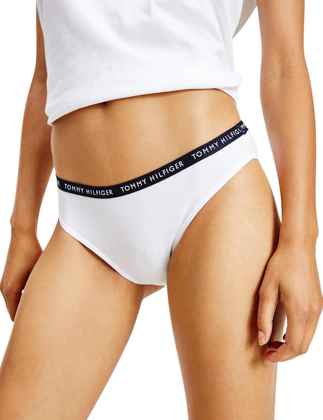 Tommy Hilfiger Womens Recycled Essentials Brief 3 Pack – Blue – Size Small