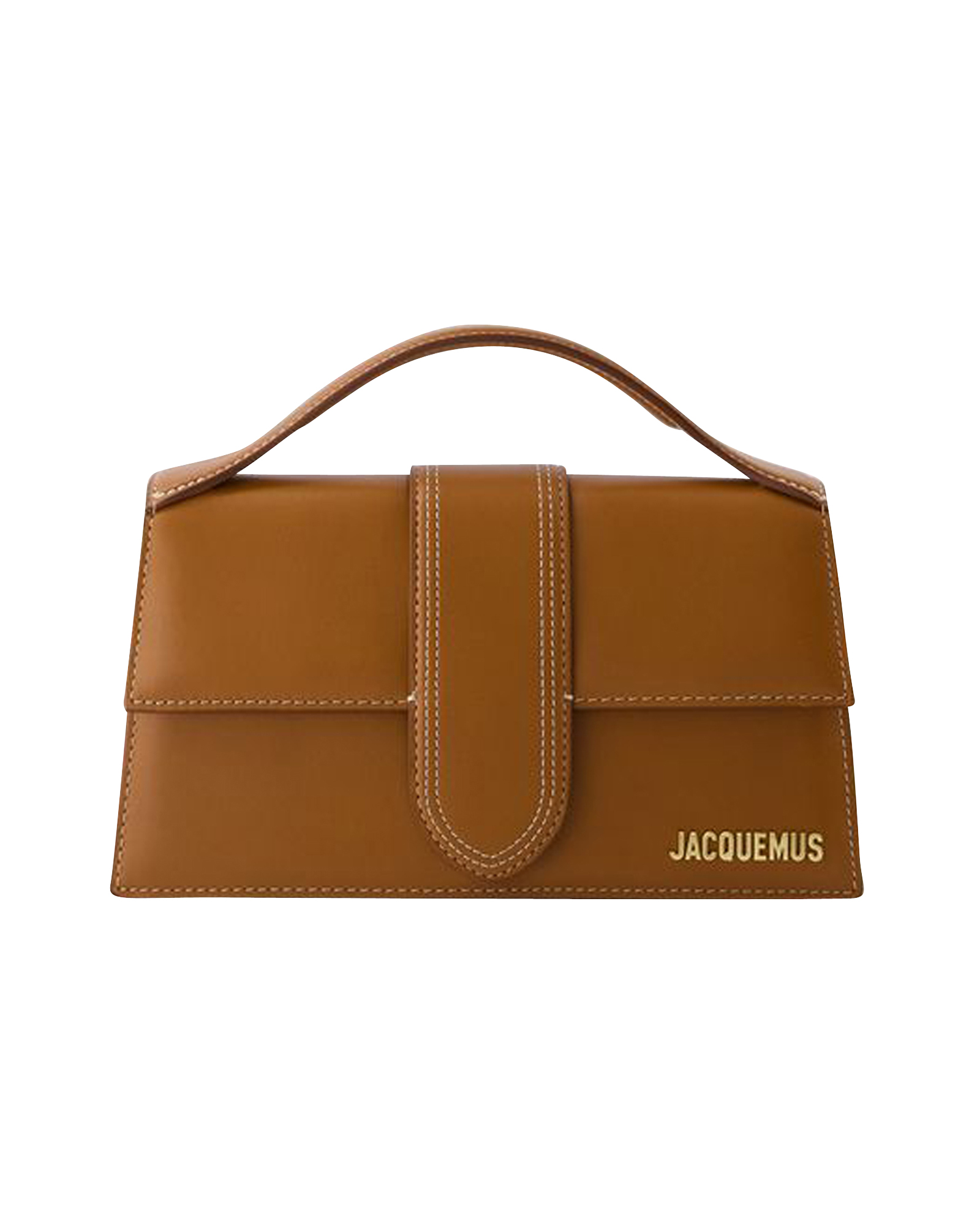 Thumbnail - Tasche Le Grand Bambino - Jacquemus - Leder - Hellbraun 2