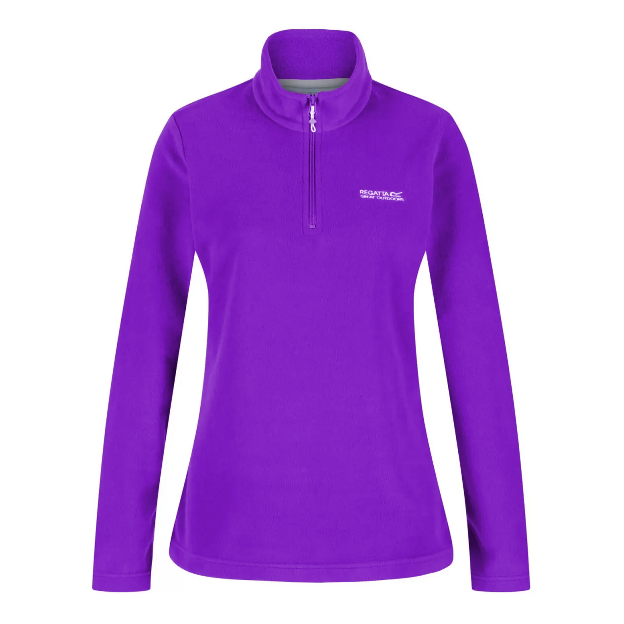 Regatta Great Outdoors Womens/Ladies Sweetheart 1/4 Zip Fleece Top (Violet) - Purple - Size 8 UK