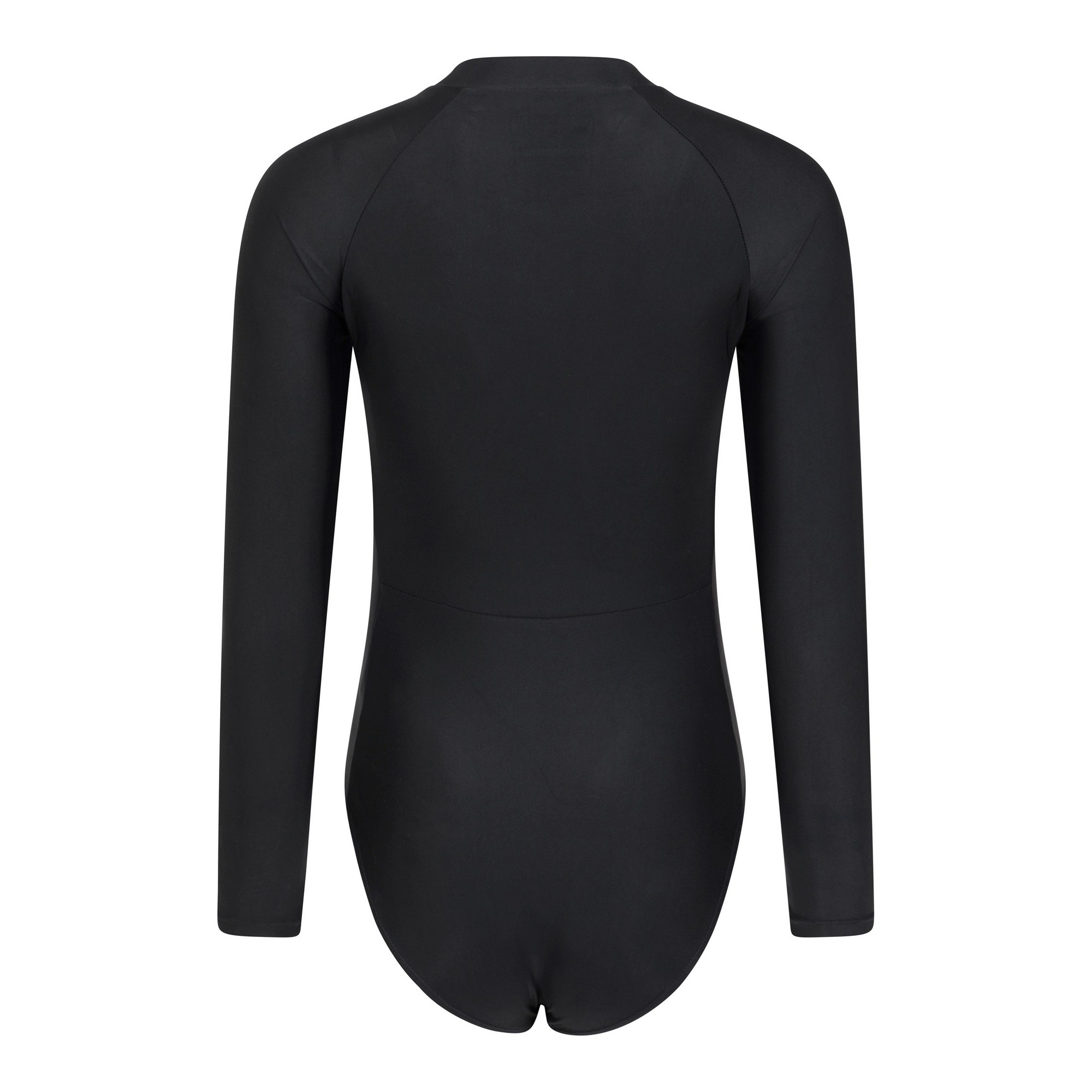 Mountain Warehou Womens/Ladies Surfer Long-Sleeved One Piece Swimsuit (Jet Black) baddräkter dam – bild 2