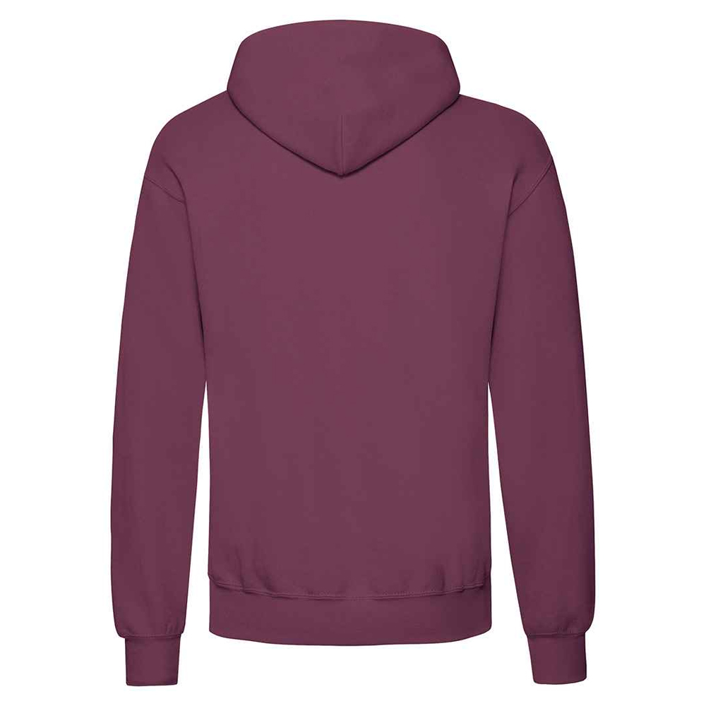 Fruit Of The Loom Unisex Classic Hoodie för vuxna (Bourgogne) dam – bild 2