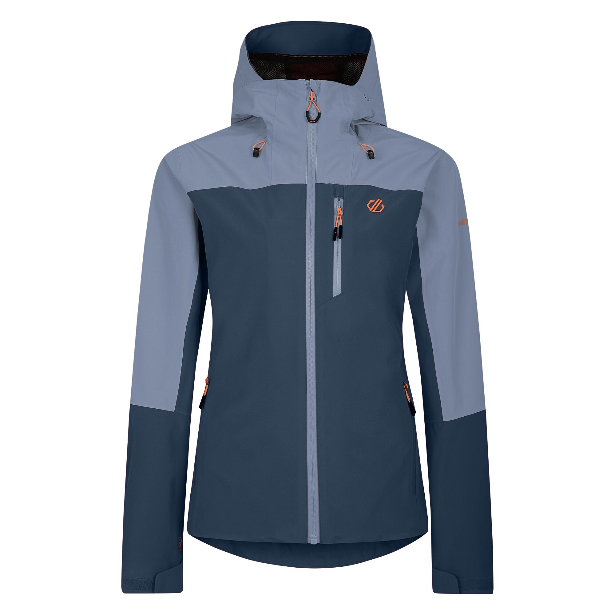 Dare 2B - "Mountain Series" Jacke, wasserfest für Damen (Dunkel-Jeansblau/Regen Gewaschenes Blau)