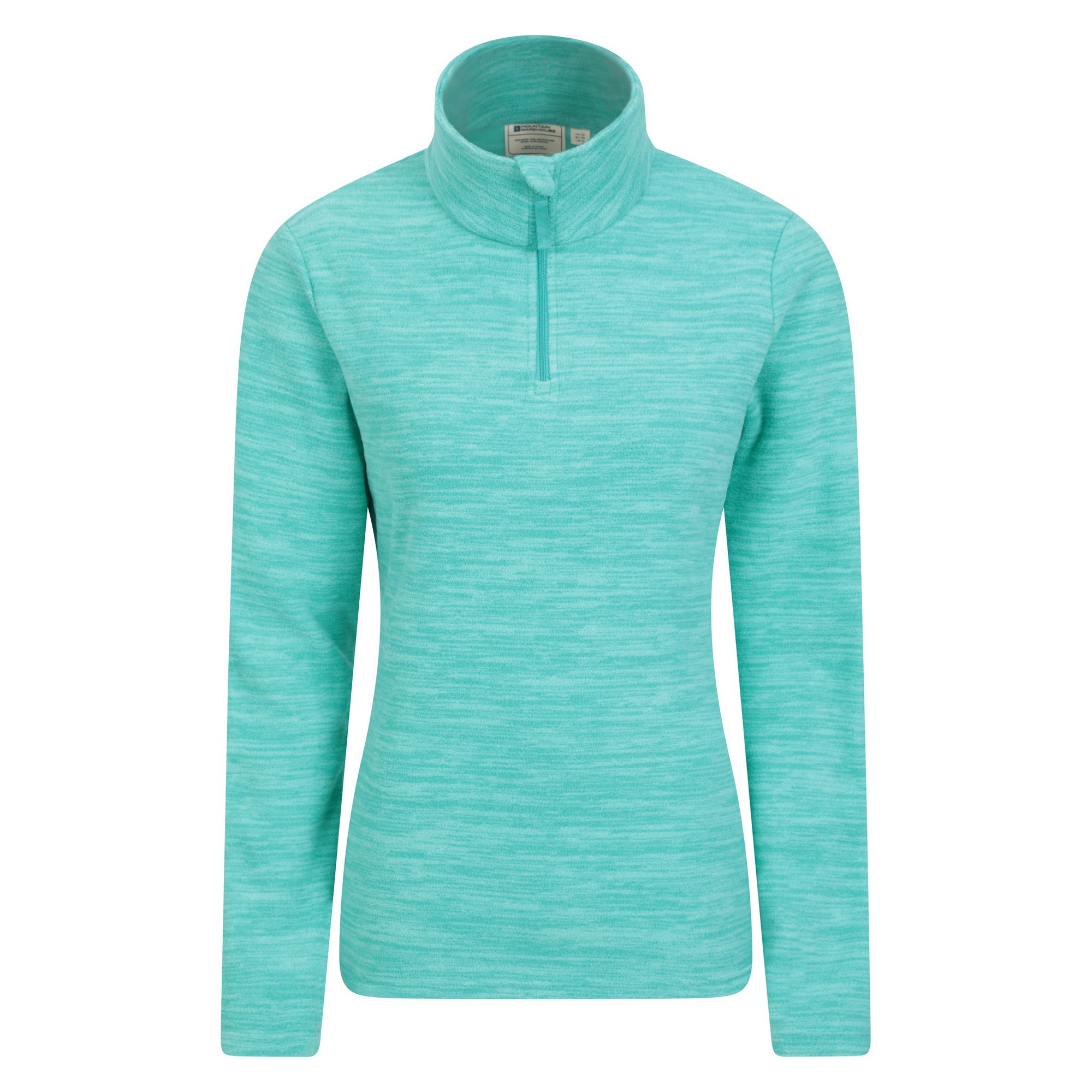 Mountain Warehouse Womens/Ladies Snowdon Melange Fleece Top (Turquoise) - Size 18 UK