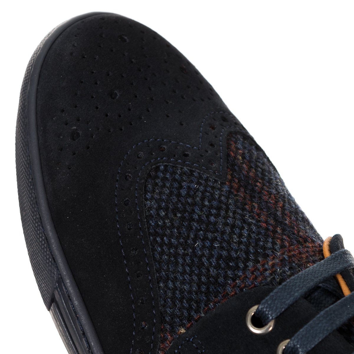 Hackett London Rutiga sneakers med snörning HMS20206 man herr – bild 2