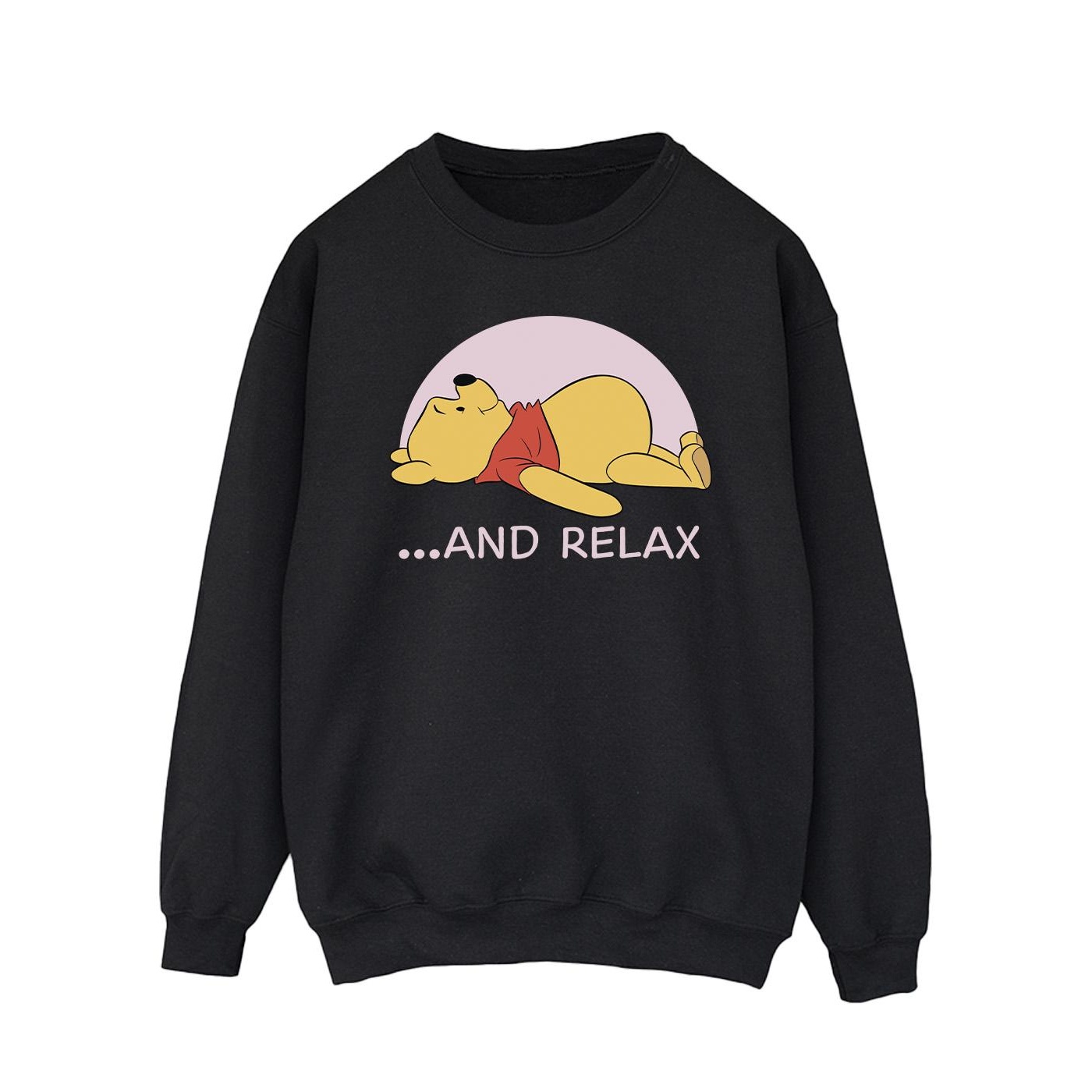 Thumbnail - Disney - "Relax" Sweatshirt für Herren (Schwarz)