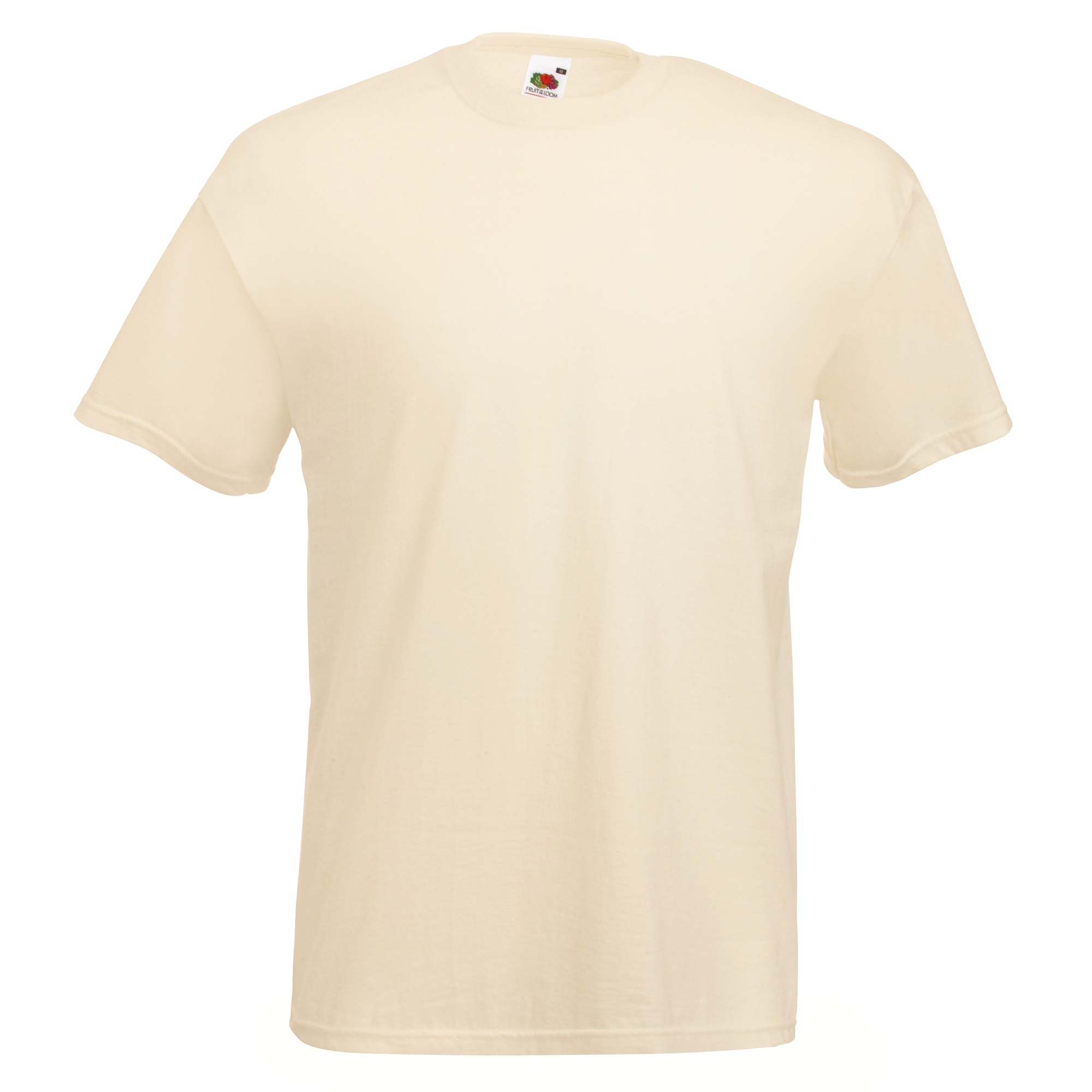 Thumbnail - Fruit Of The Loom Herren Valueweight Kurzarm T-Shirt (Natural)