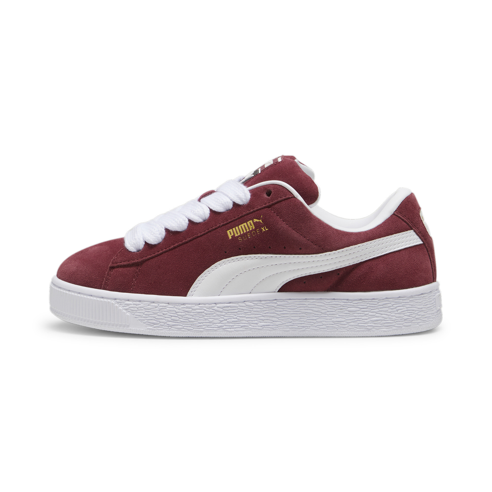 Puma Unisex Suede XL Sneakers - Red - Size UK 10.5