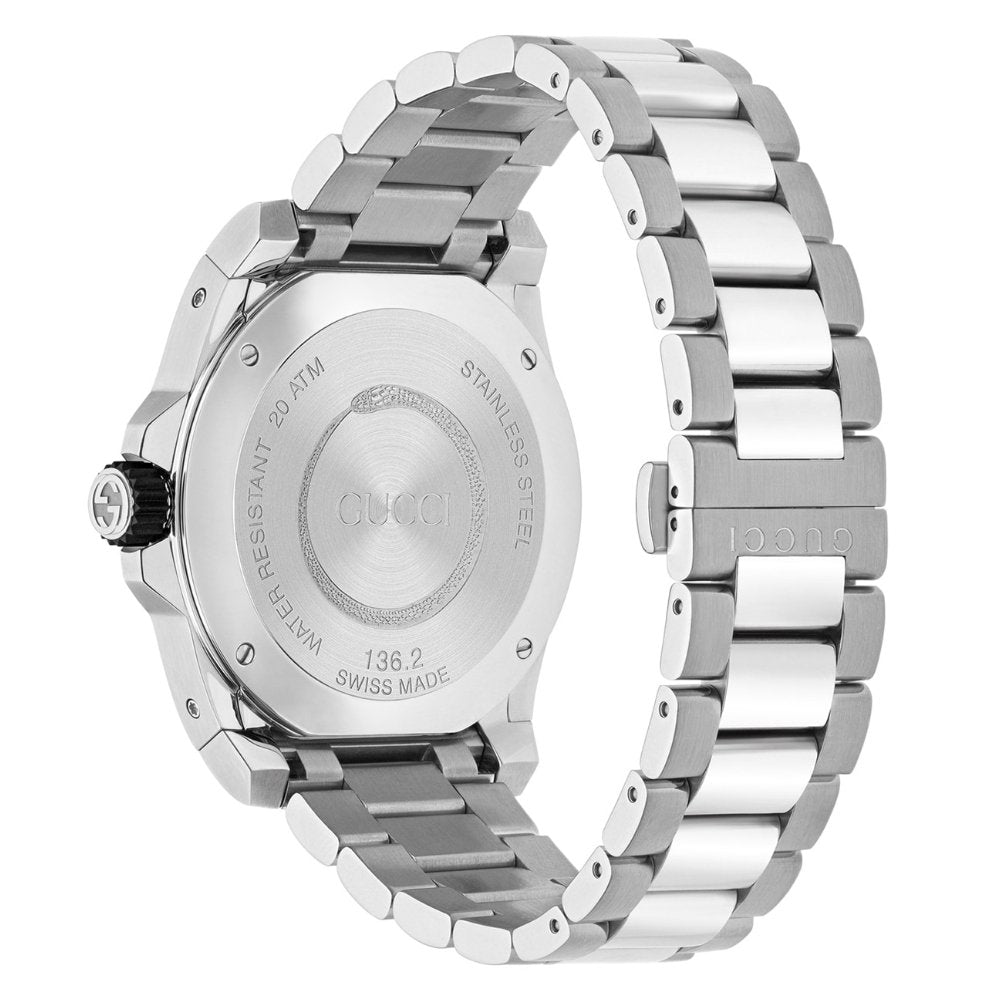 Gucci YA136218 Svart orm urtavla herrklocka – bild 2