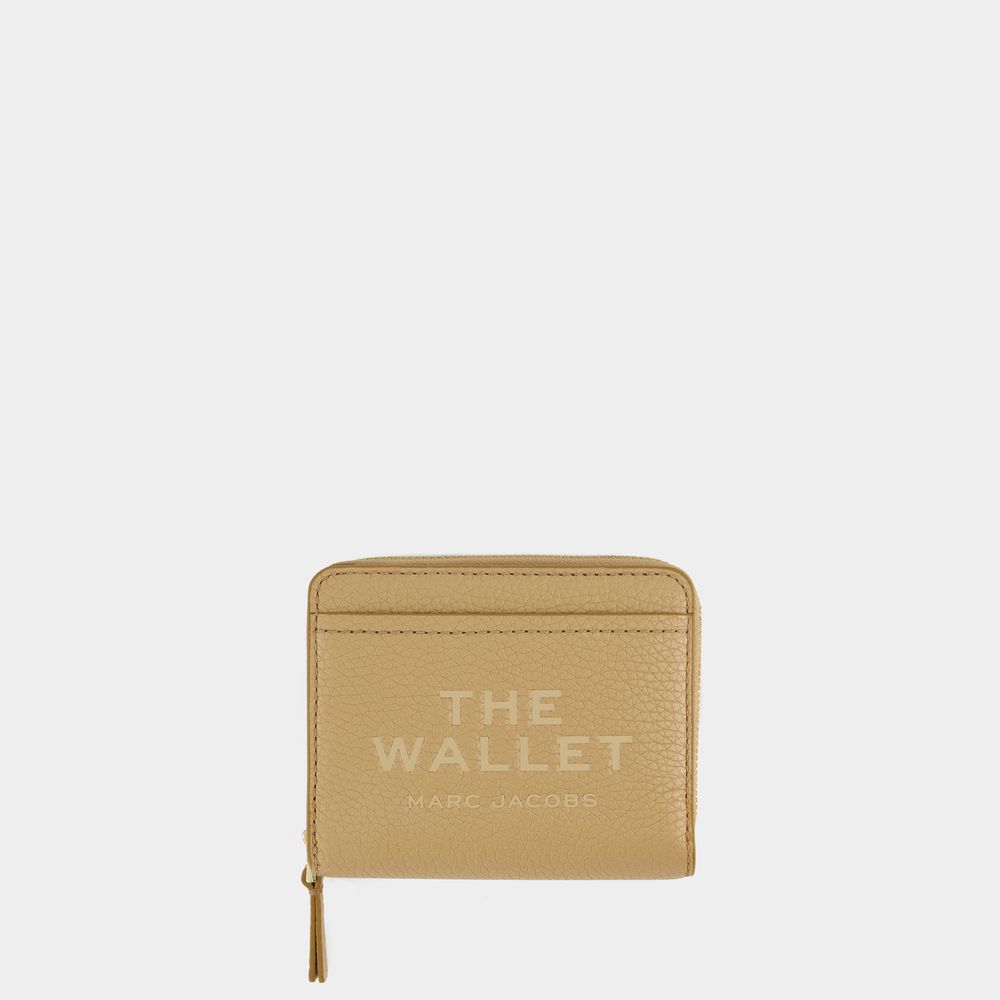 Thumbnail - The Mini Compact Brieftasche - Marc Jacobs - Leder - Braun