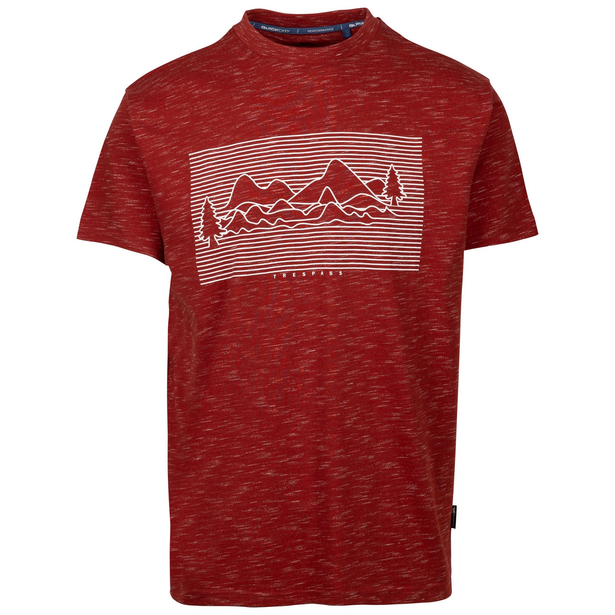 Trespass Technisch T-shirt Heren Kalar (Salsa)