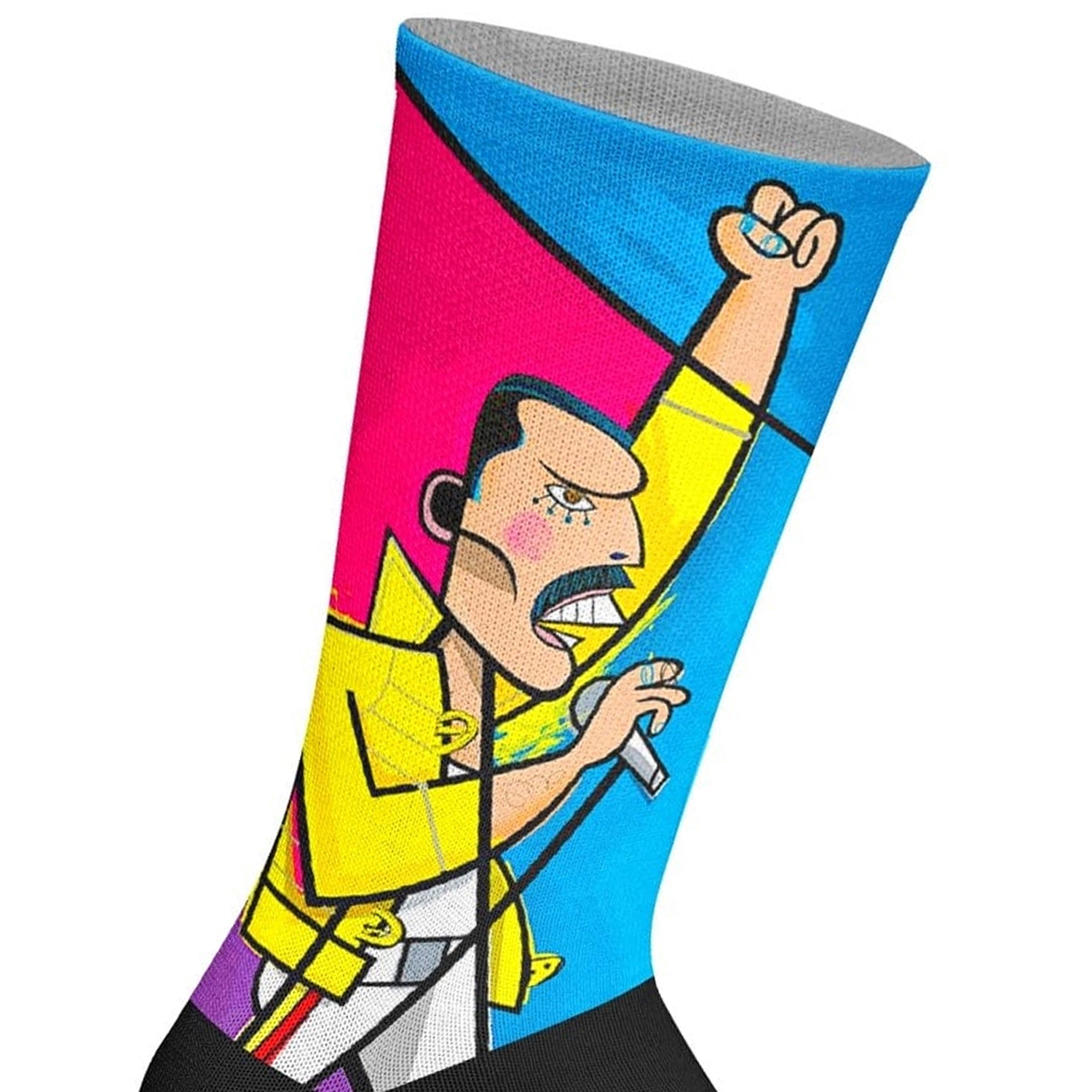 Jenes Socks Unisex Elastiska tryckta långstrumpor dam – bild 2