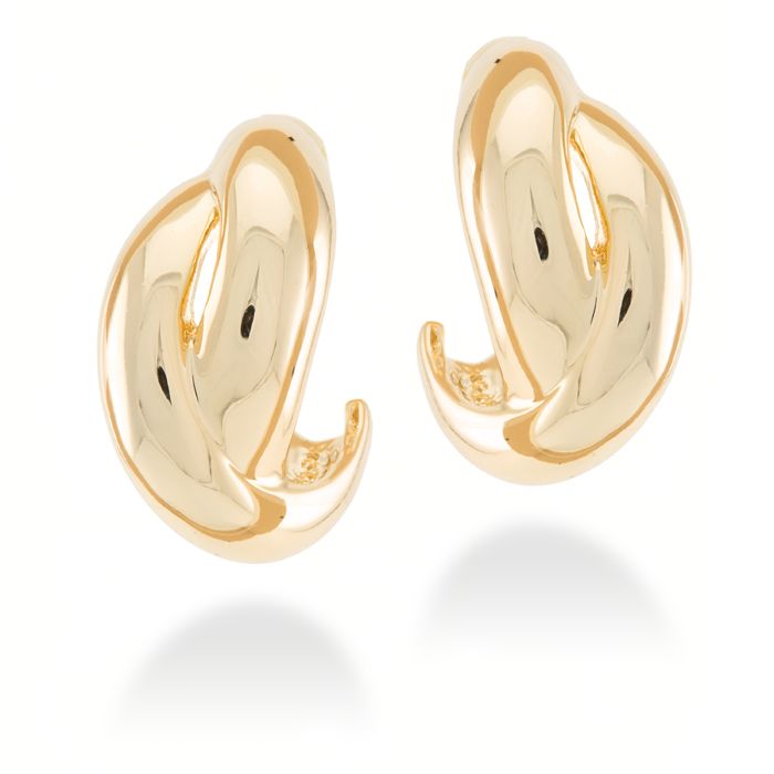 Thumbnail - Luxenter Zunduri Ohrringe 18 Kt. Gelbgold Finish