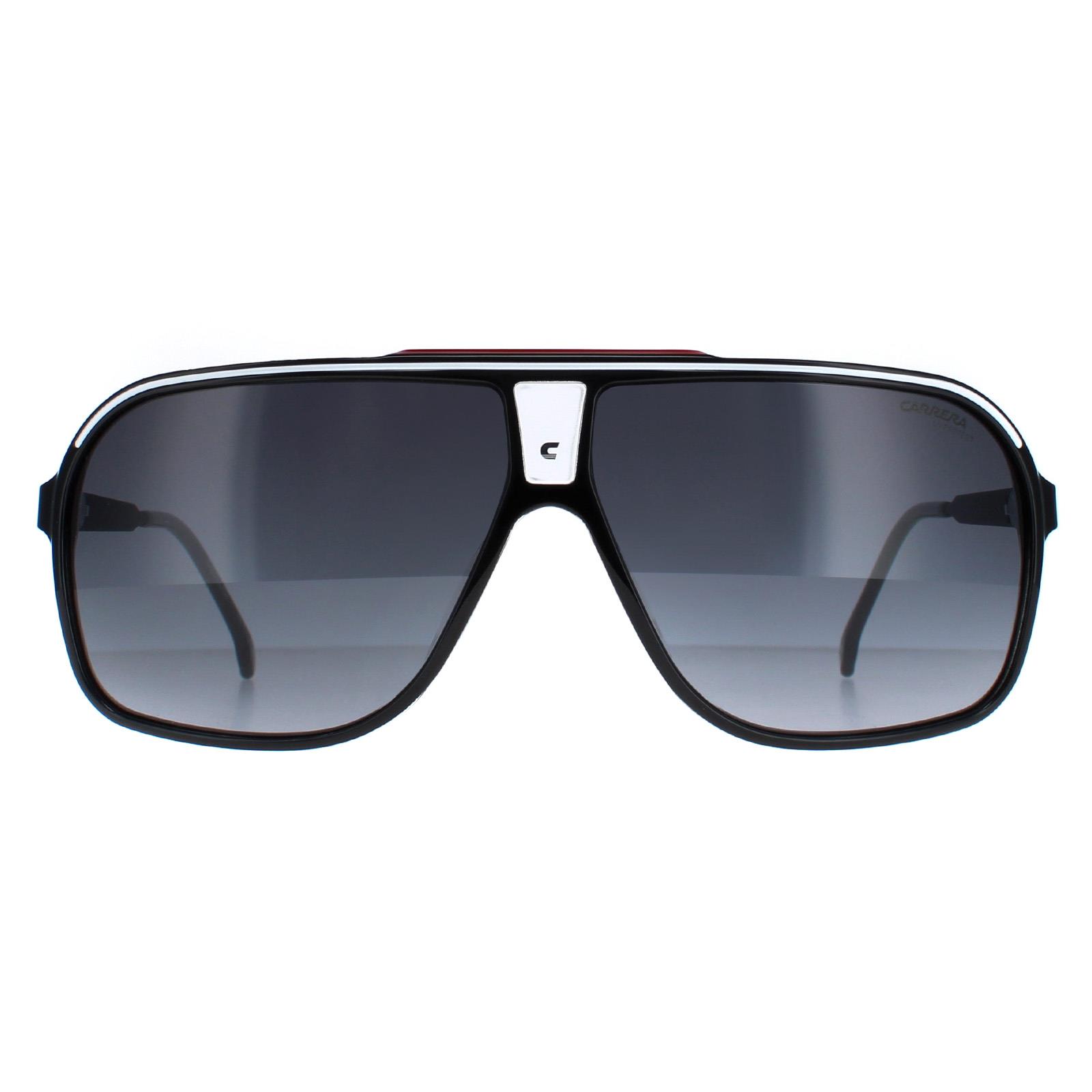 Carrera Aviator Mens Black Red Grey Gradient GRAND PRIX 3 - One Size