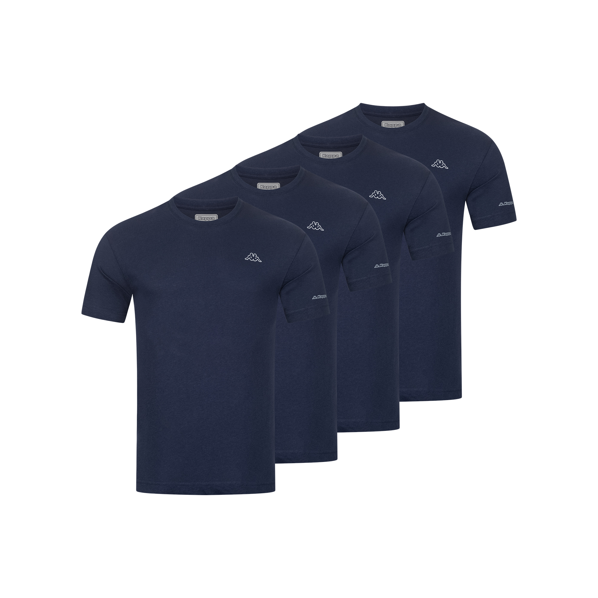 Thumbnail - Kappa 4er Set T-Shirt BASIC in Navy