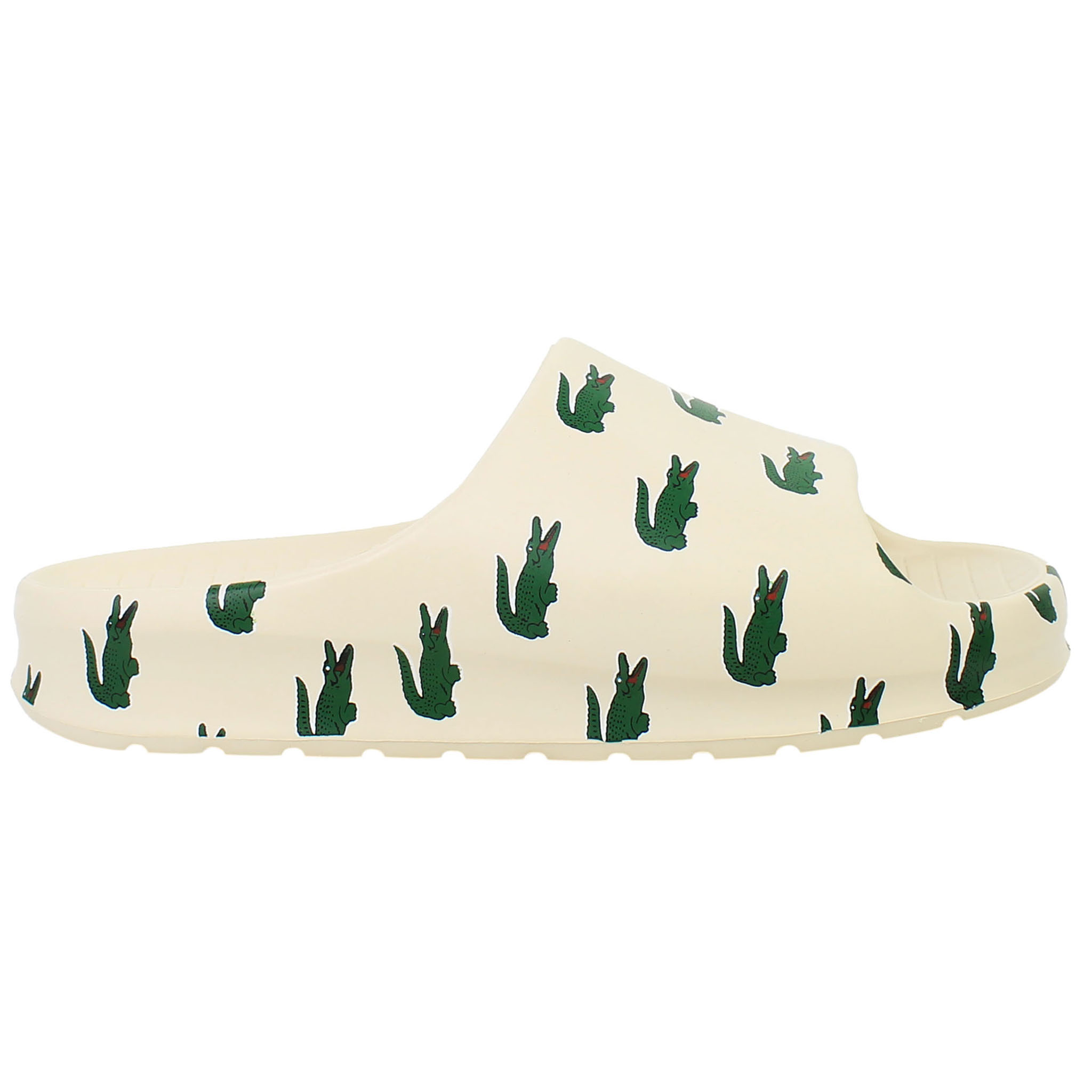 Thumbnail - Lacoste Serve Slide 2.0 223 3 SMA Herren Beigefarbene Slipper