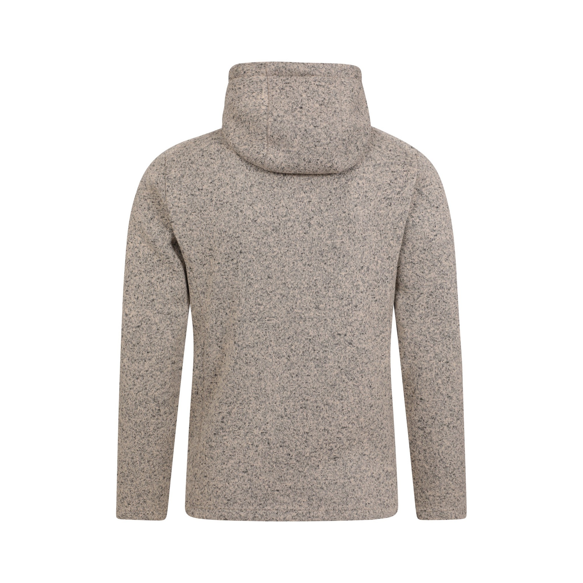 Mountain Warehou Mens Nevis Fleece Full Zip Hoodie (Beige) herr – bild 2
