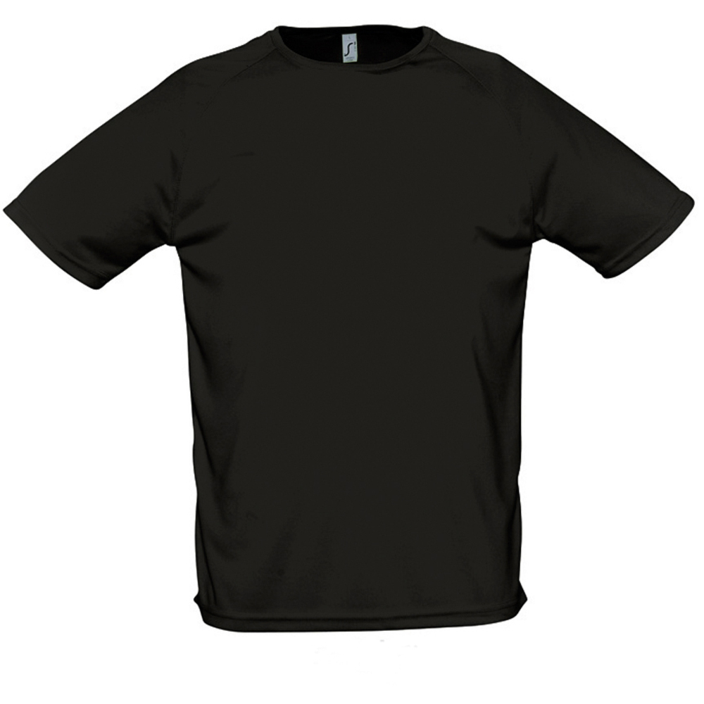Thumbnail - SOLS Mens Sporty Short Sleeve Performance T-Shirt (Schwarz)