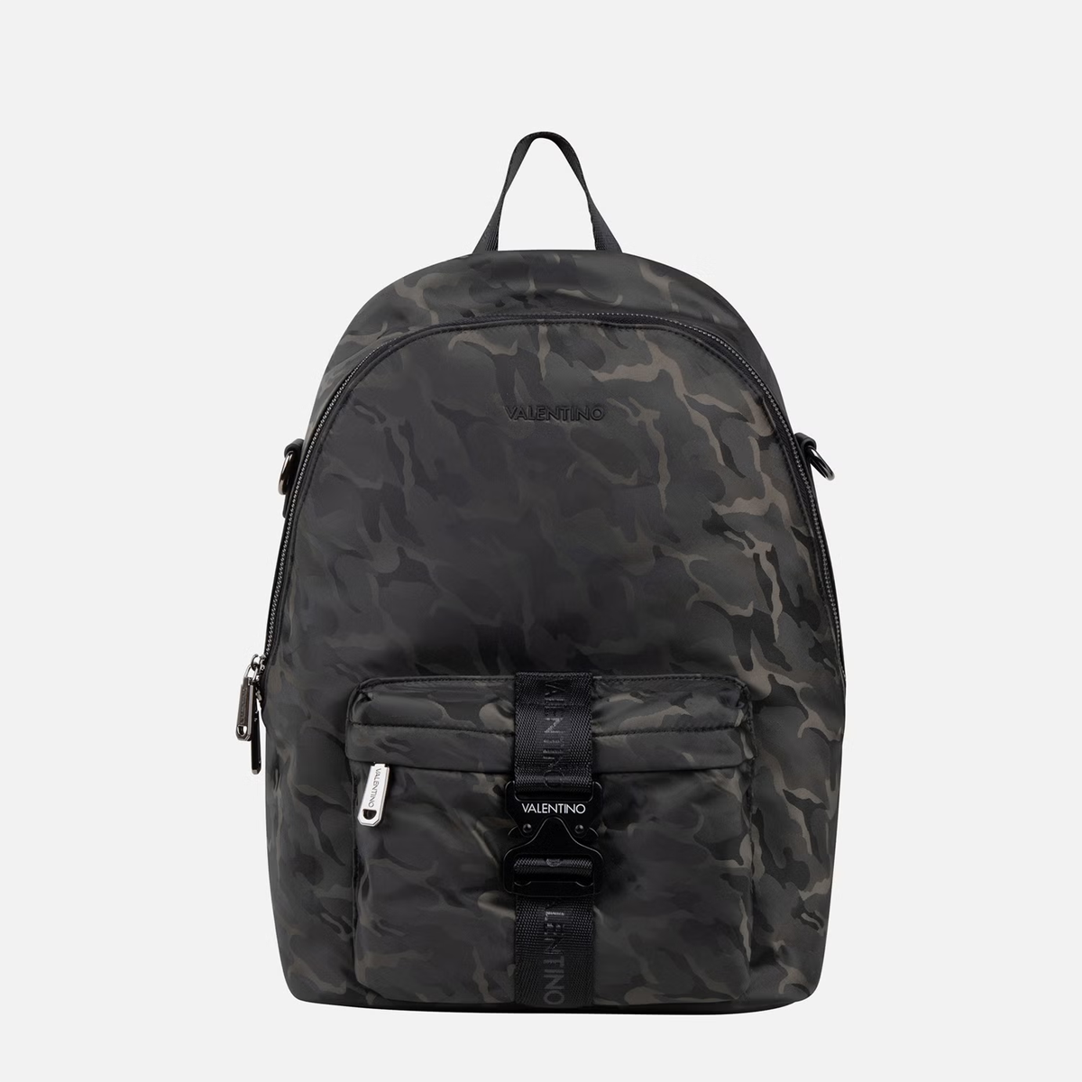 Valentino Mens Camo Nachos Backpack - Grey - One Size