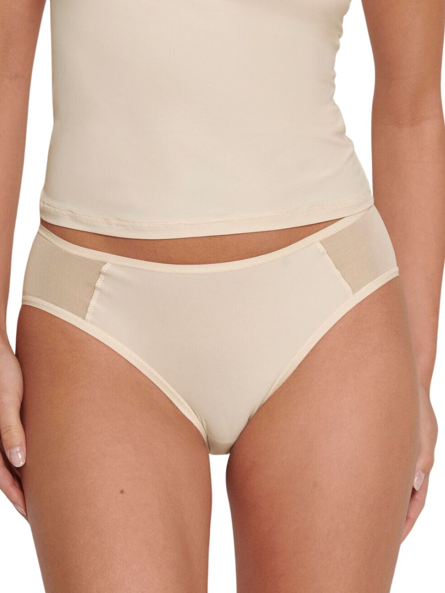 Sloggi Womens Soft ADAPT Hipster Briefs - Beige Polyamide - Size Large