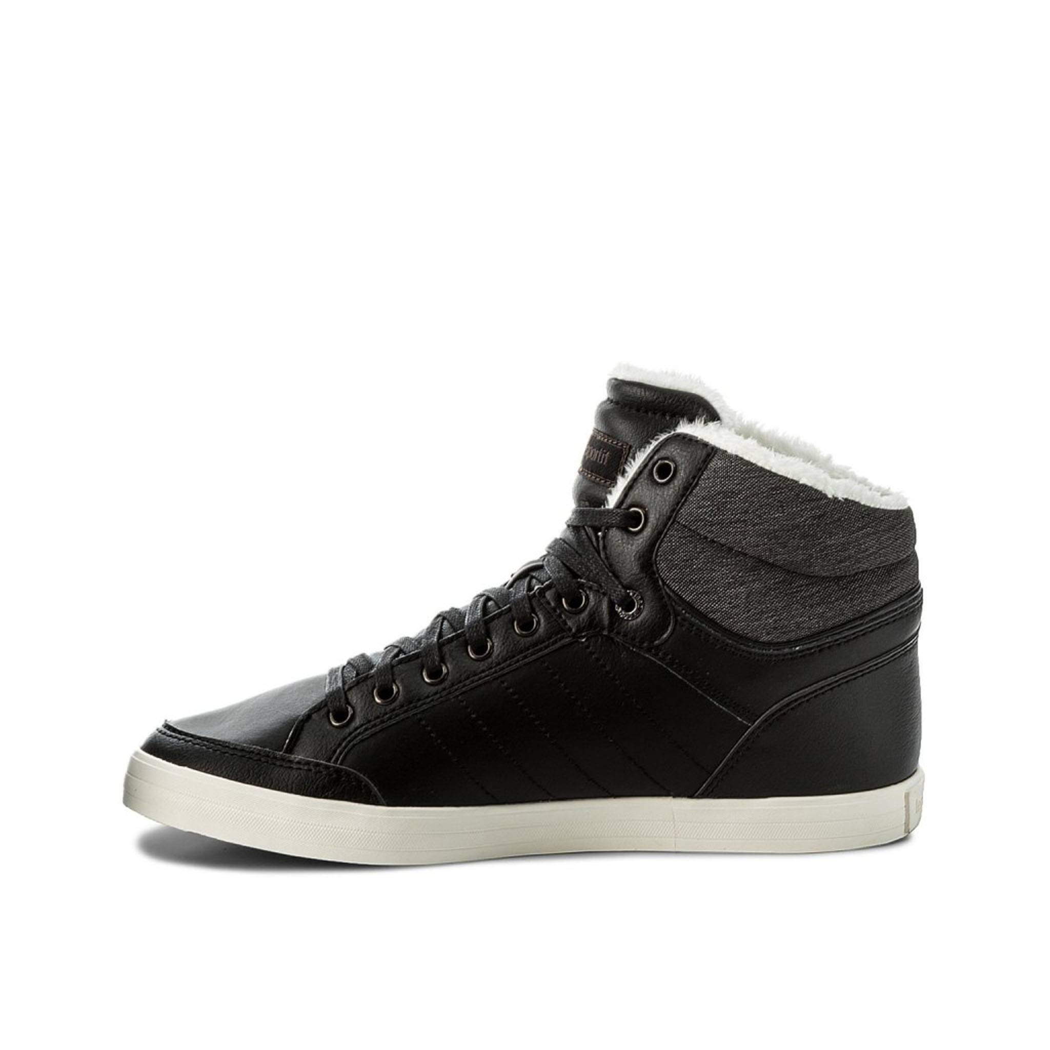 Le Coq Sportif Portalet Mid Craft Herrar Svart Träningsskor – bild 2