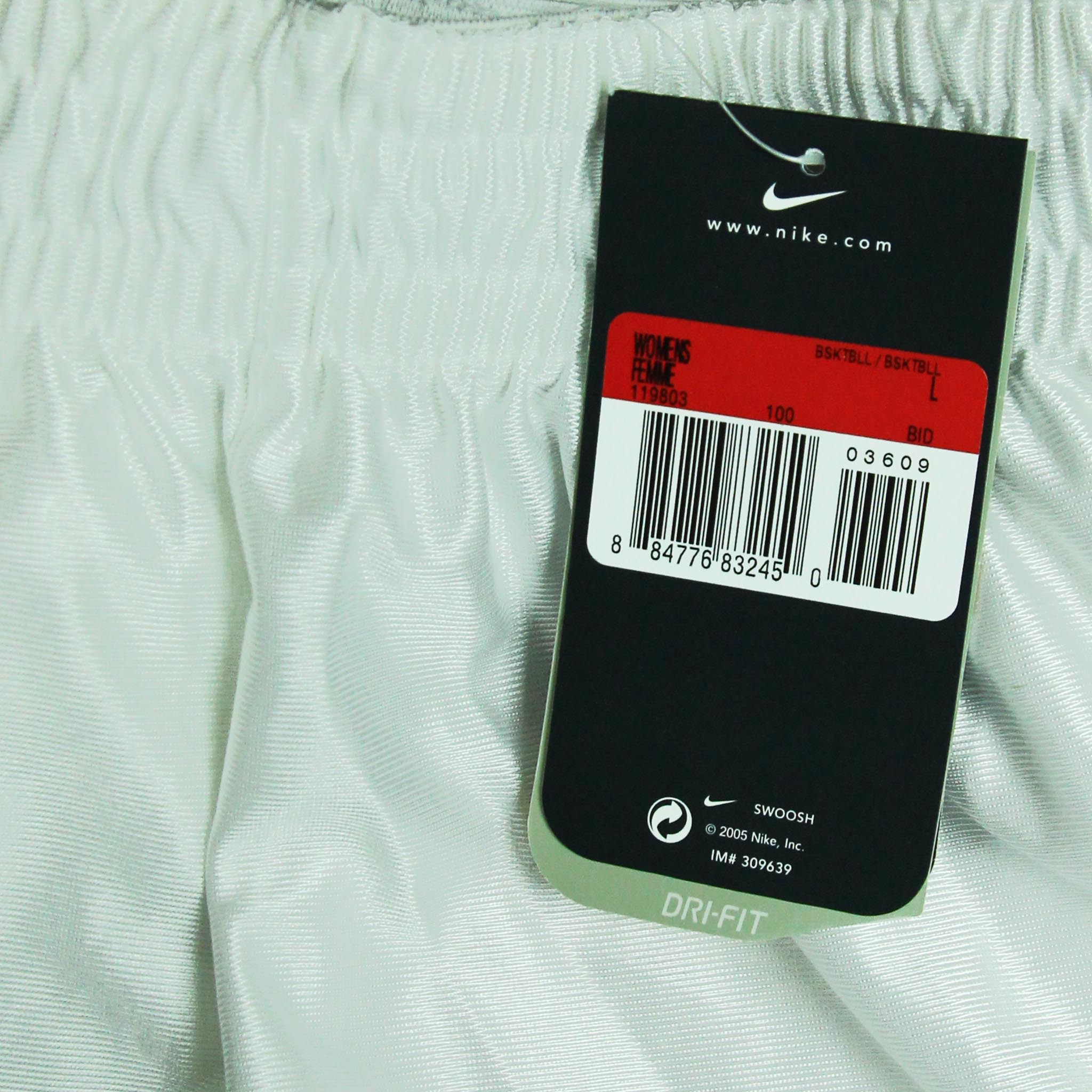 NIKE Dri-Fit Supreme Basketball Shorts Vit Dam Stretch Bottoms 119803 100 – bild 2