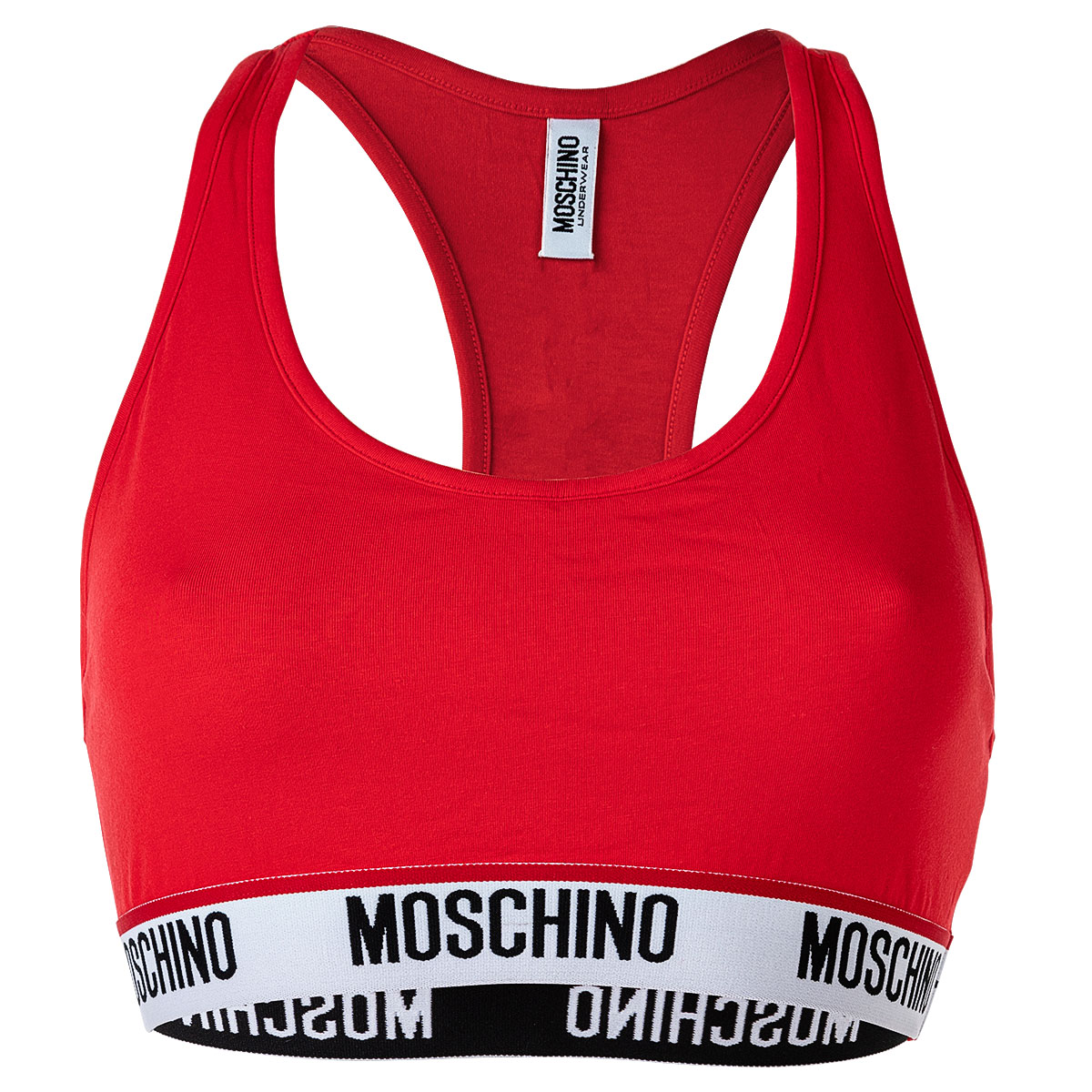 Thumbnail - Moschino Bustier Racerback Stretch Baumwolle