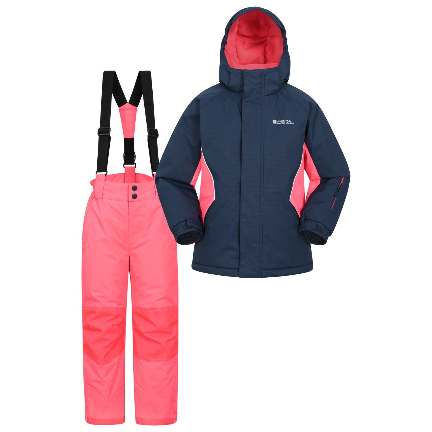 Mountain Warehouse Kinder/Kinder Ski Jacke & Hose Set (Dunkelblau)