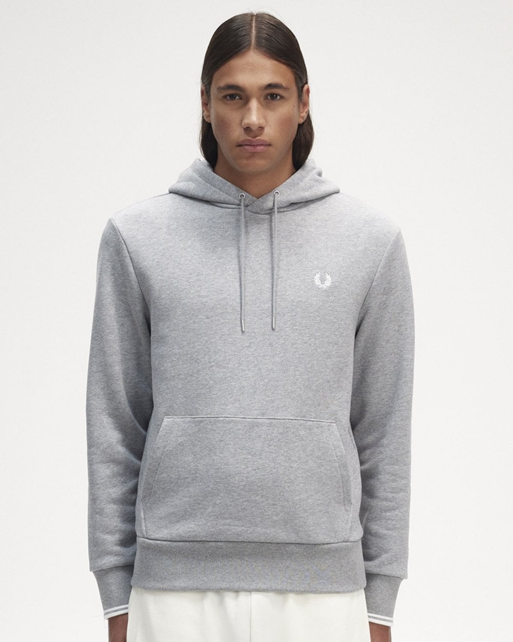 Fred Perry Herr Tipped Huvtröja