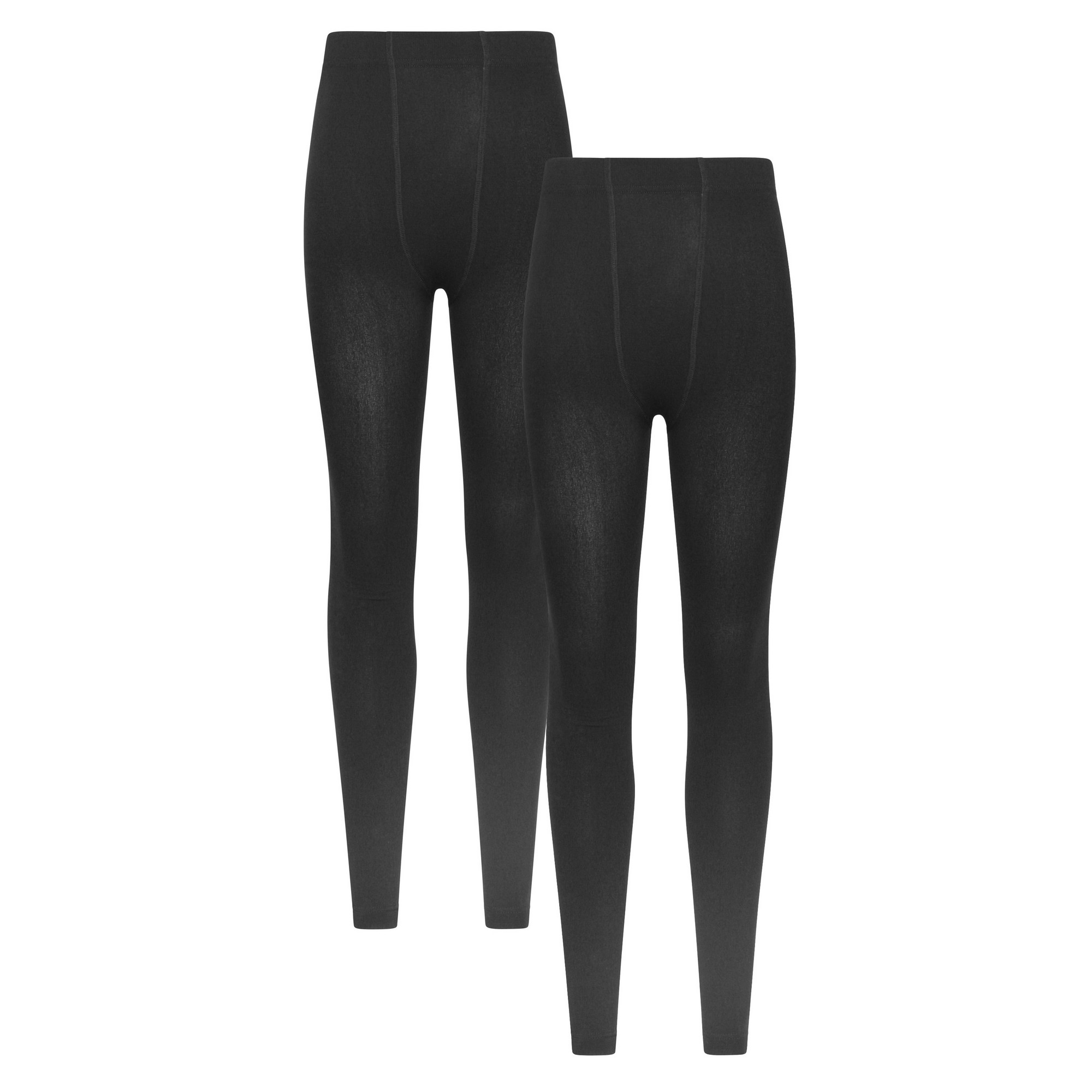 Mountain Warehou Dam/Lady Brushed Isotherm Thermal Leggings (Förpackning med 2) (Svart)