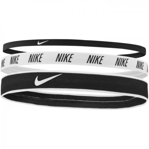 Thumbnail - Nike - Stirnband Set für Herren/Damen Unisex (3er-Pack) (Schwarz/Weiß)