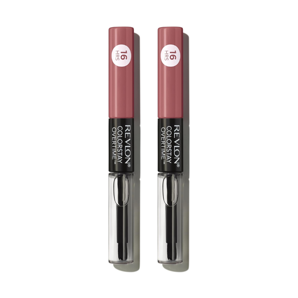 Revlon Womens 2 x Colorstay Overtime Dual Ended Lipcolor - 350 Bare Maximum - One Size