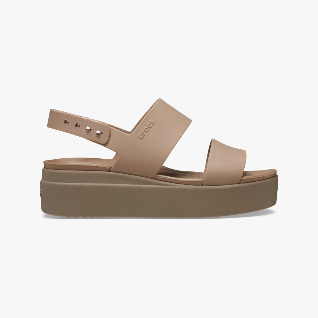 Thumbnail - 206453-2EL BROOKLYN LOW WEDGE Damensandalen Latte/Pilz